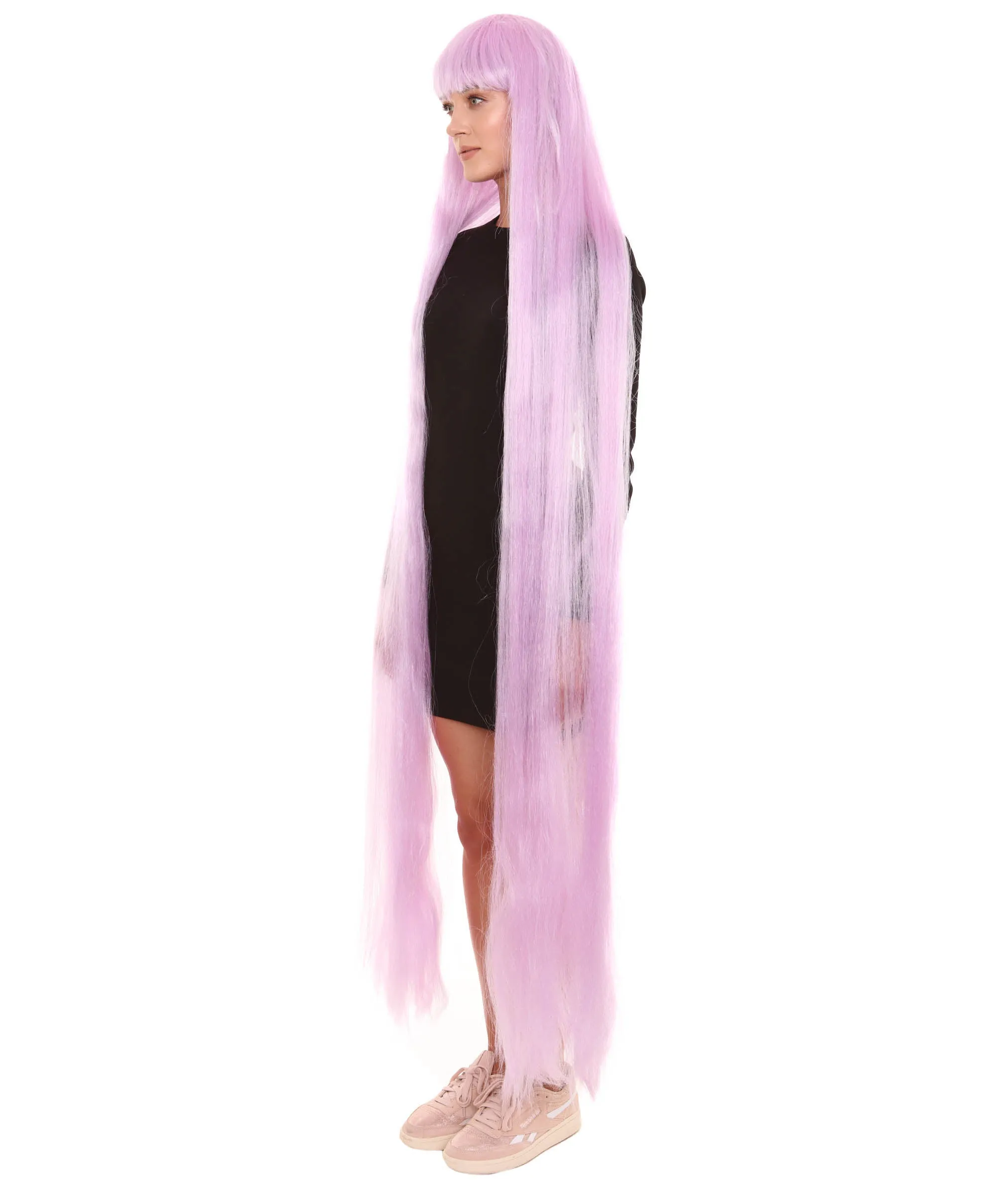 Adult Women Animated Princess Long Rainbow Wig| Multiple Color Options