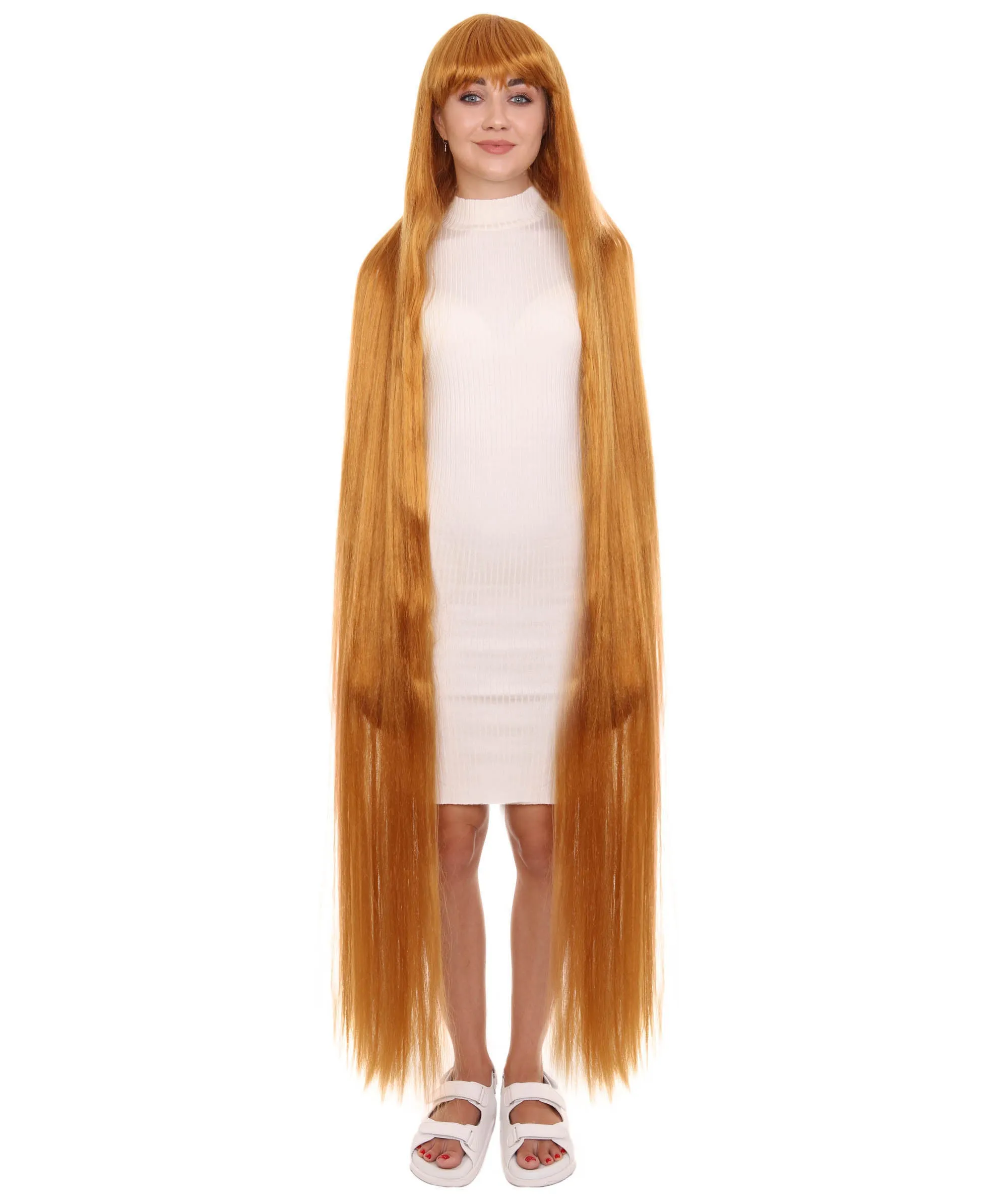 Adult Women Animated Princess Long Rainbow Wig| Multiple Color Options