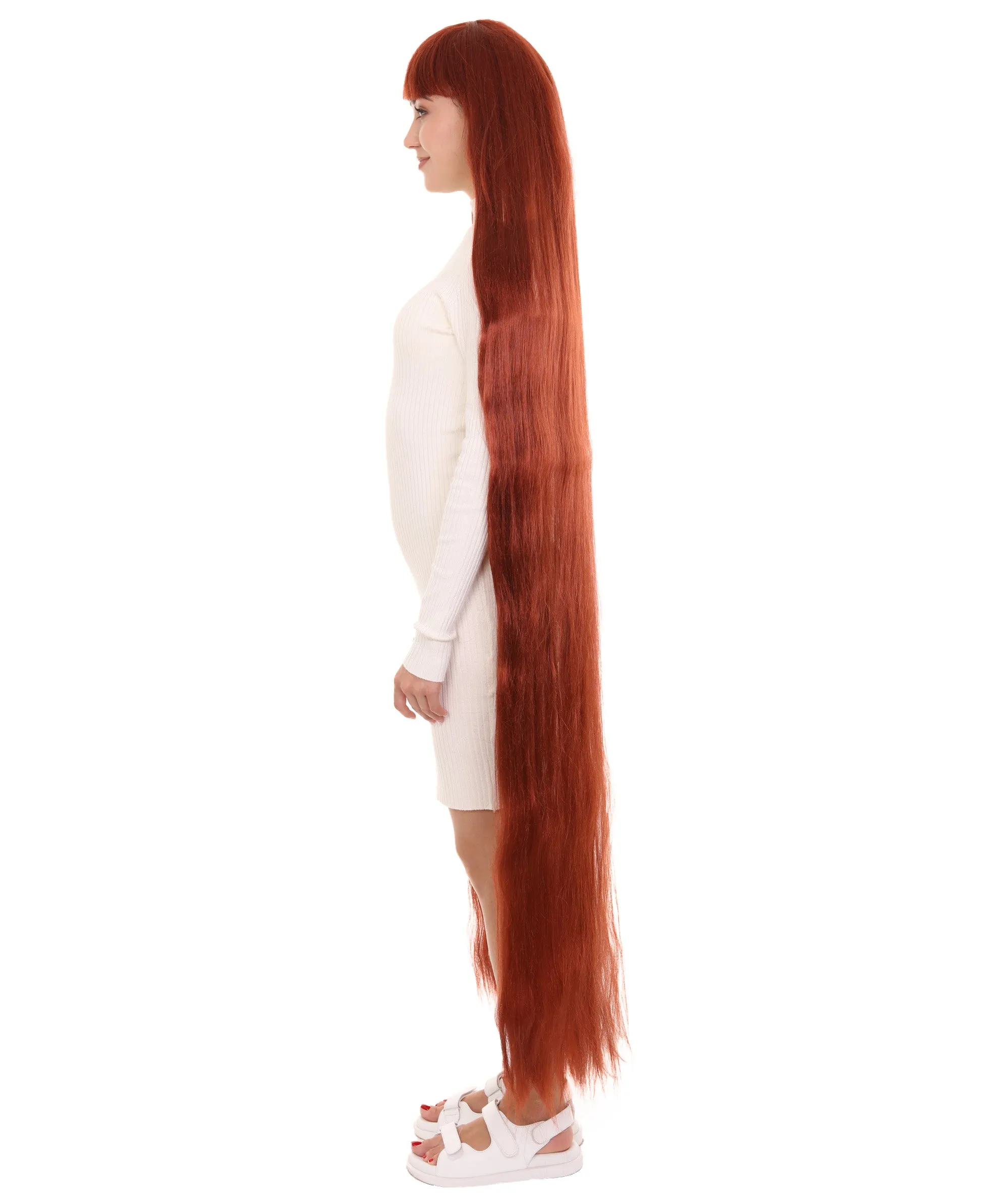 Adult Women Animated Princess Long Rainbow Wig| Multiple Color Options