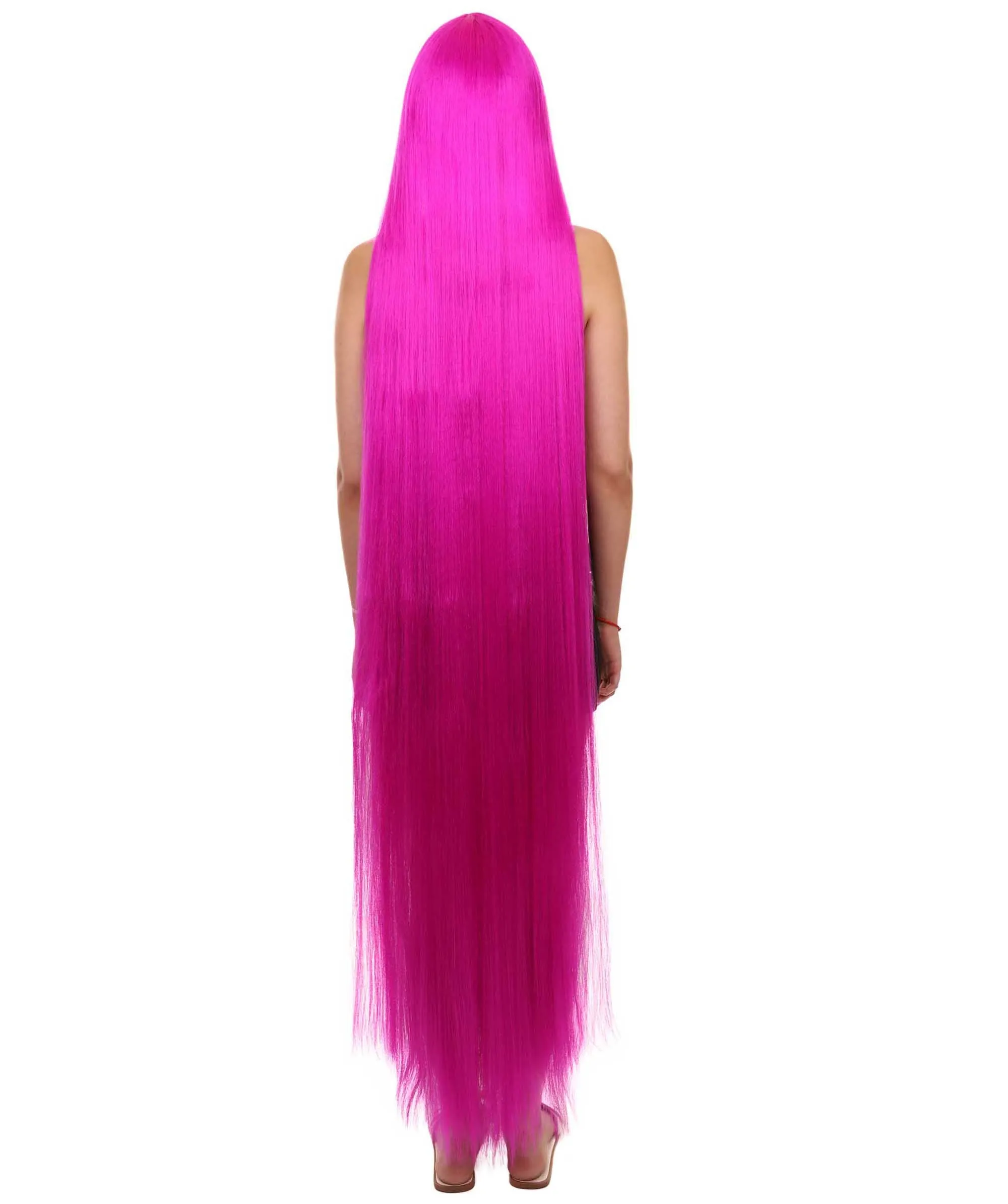 Adult Women Animated Princess Long Rainbow Wig| Multiple Color Options