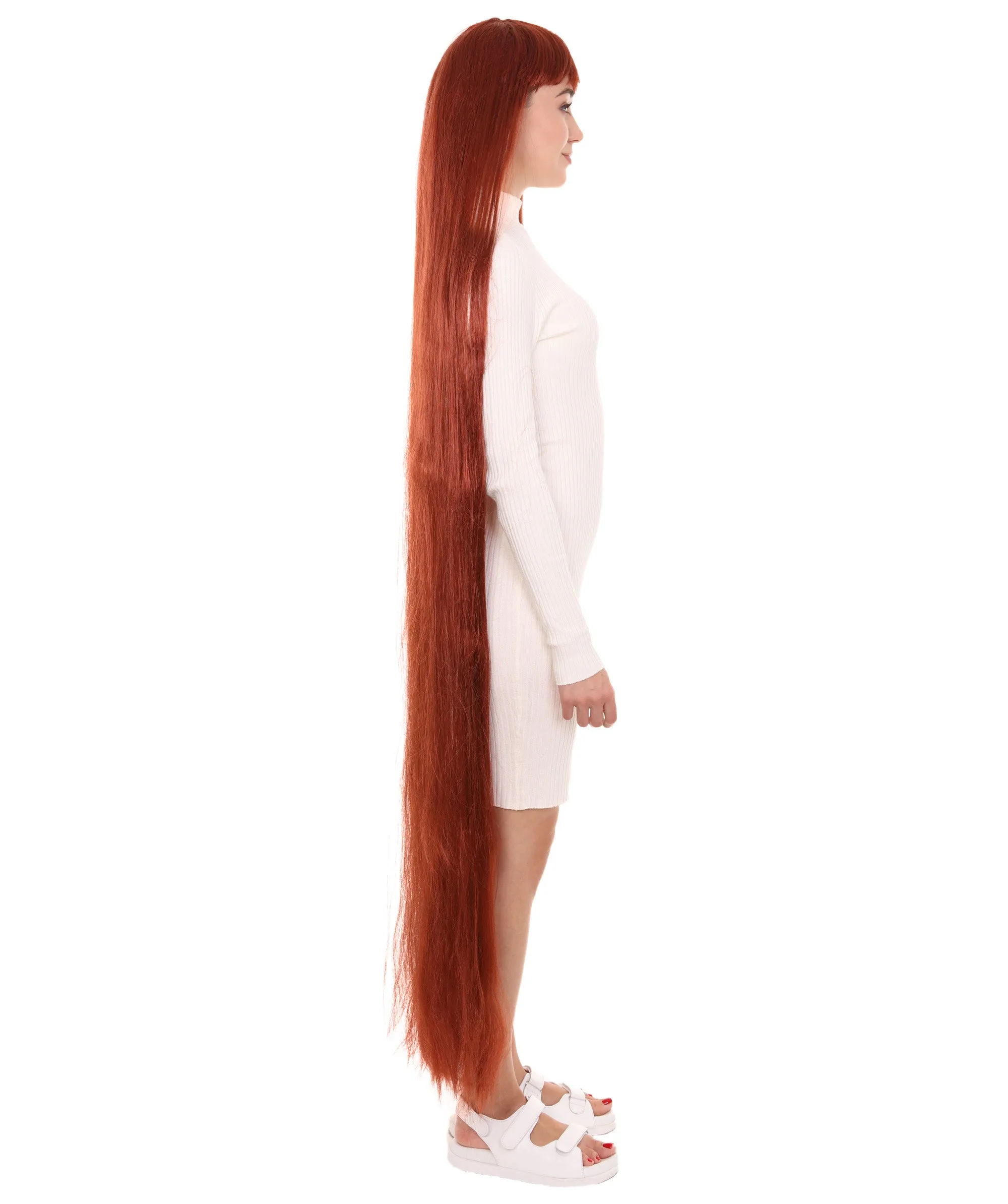 Adult Women Animated Princess Long Rainbow Wig| Multiple Color Options