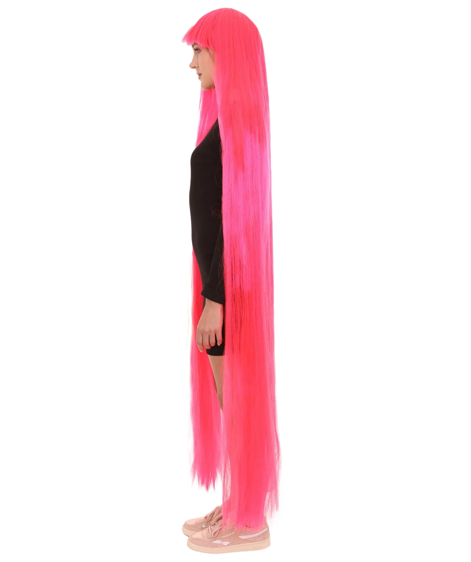 Adult Women Animated Princess Long Rainbow Wig| Multiple Color Options
