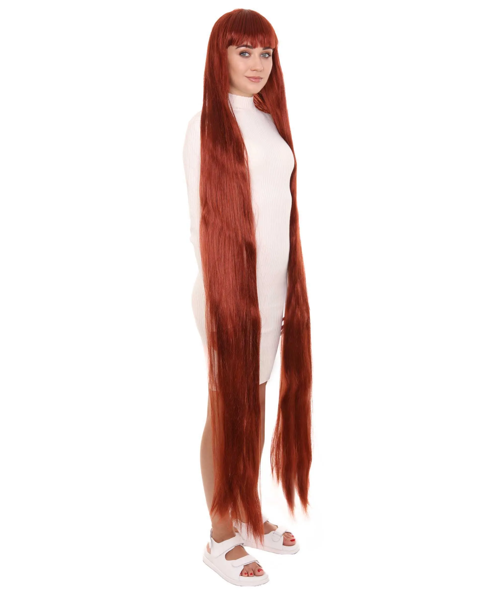 Adult Women Animated Princess Long Rainbow Wig| Multiple Color Options