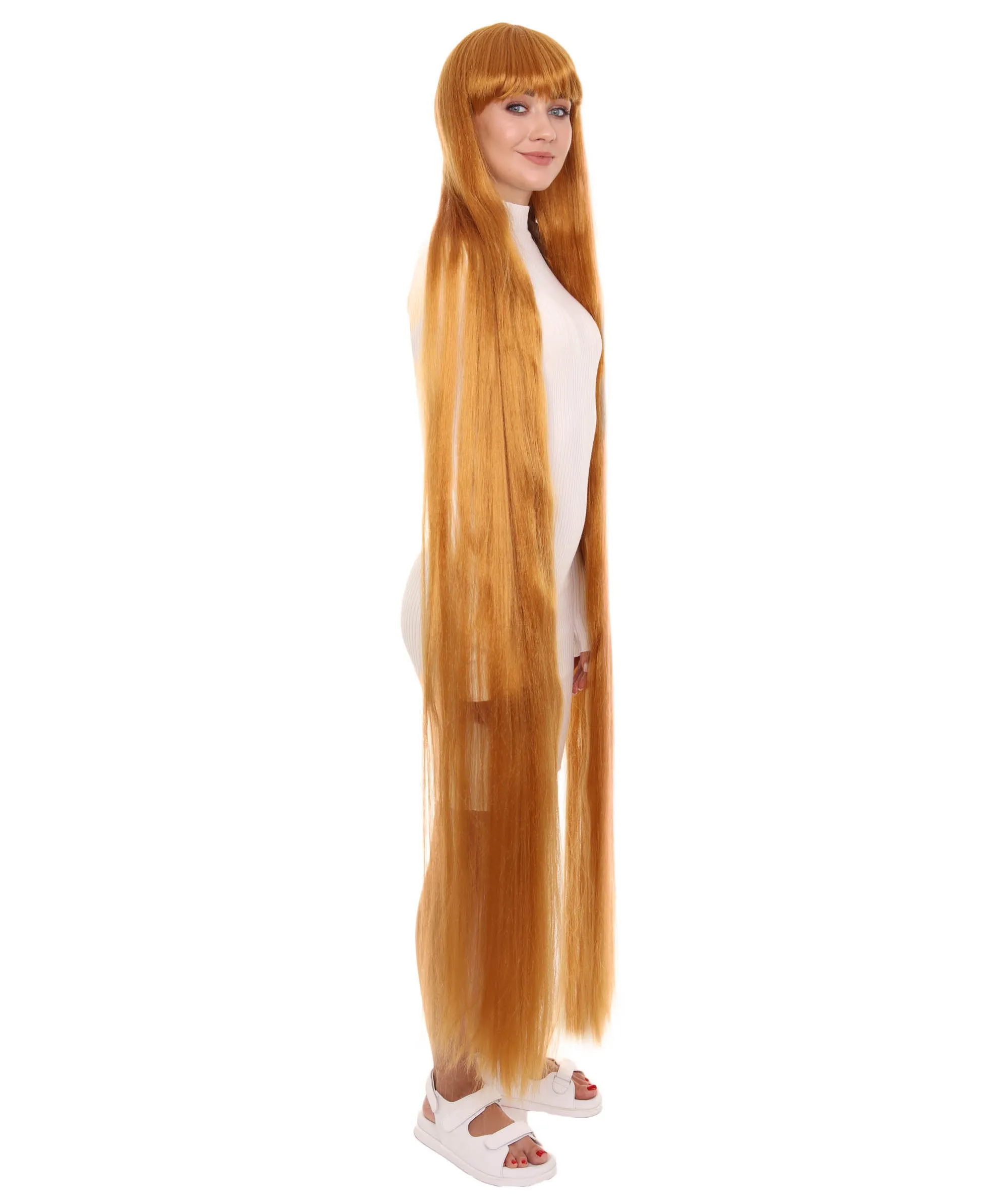 Adult Women Animated Princess Long Rainbow Wig| Multiple Color Options