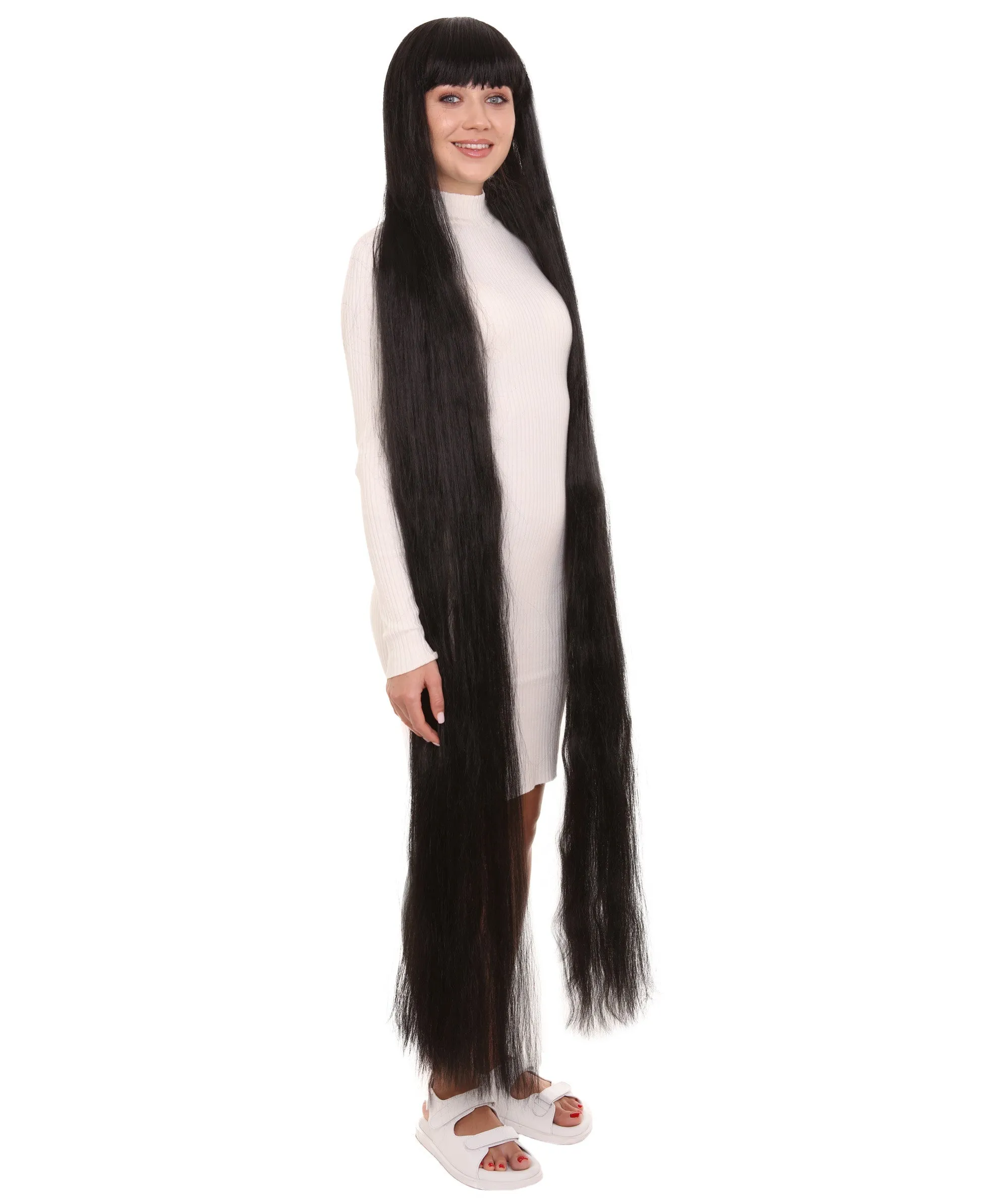 Adult Women Animated Princess Long Rainbow Wig| Multiple Color Options