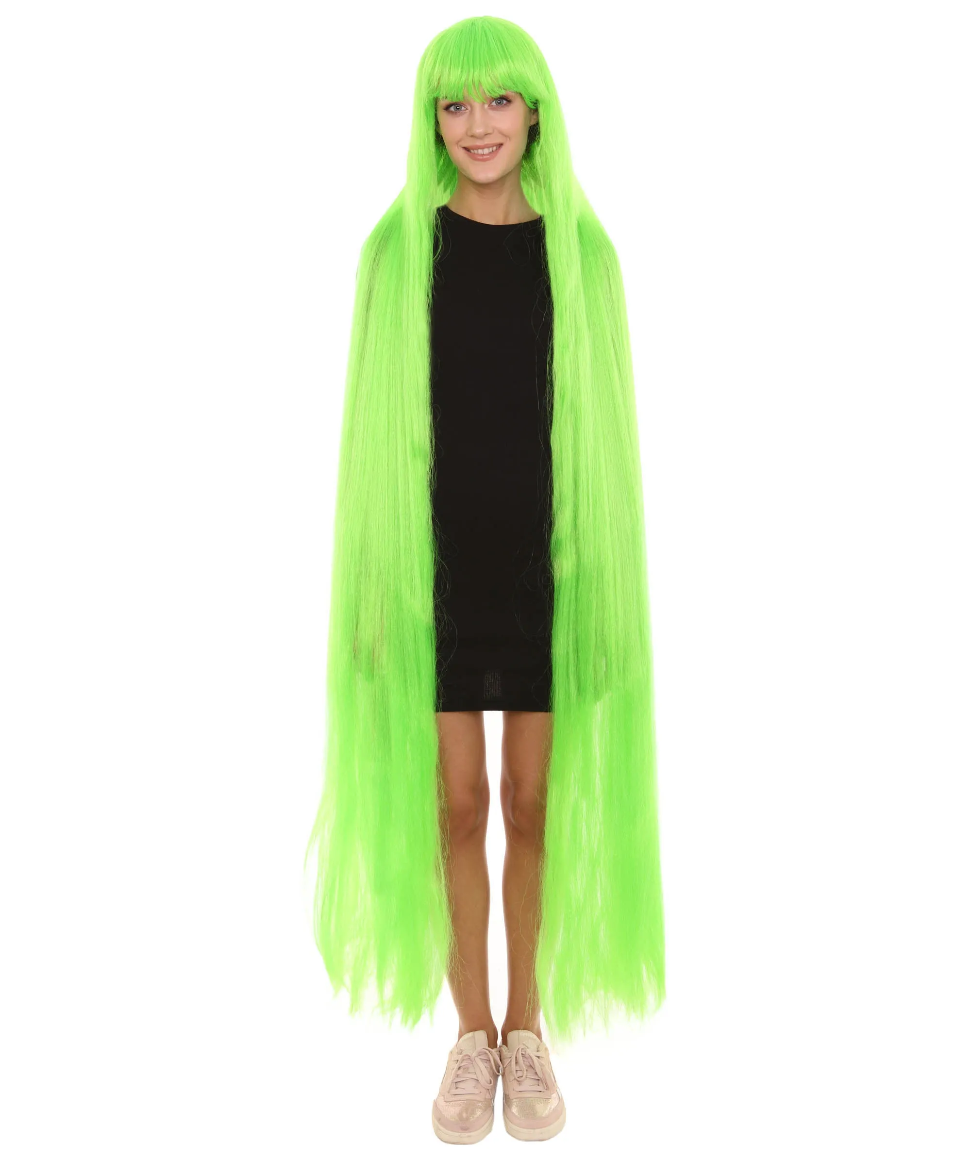 Adult Women Animated Princess Long Rainbow Wig| Multiple Color Options