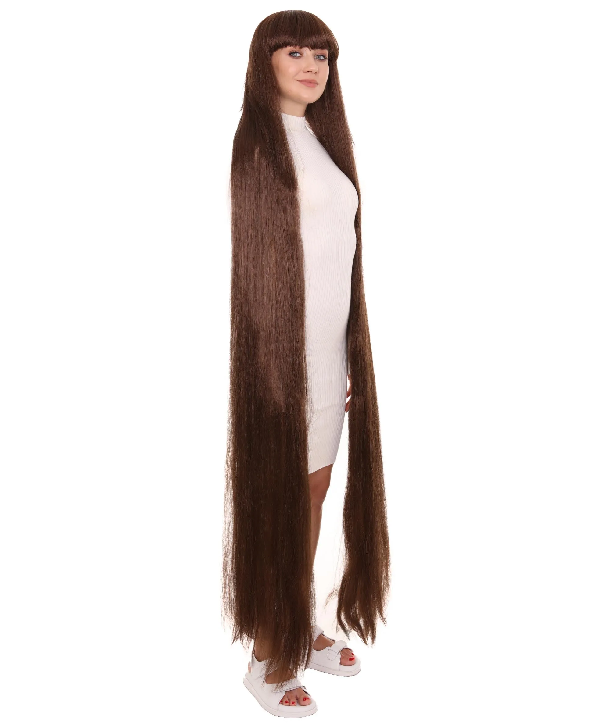 Adult Women Animated Princess Long Rainbow Wig| Multiple Color Options