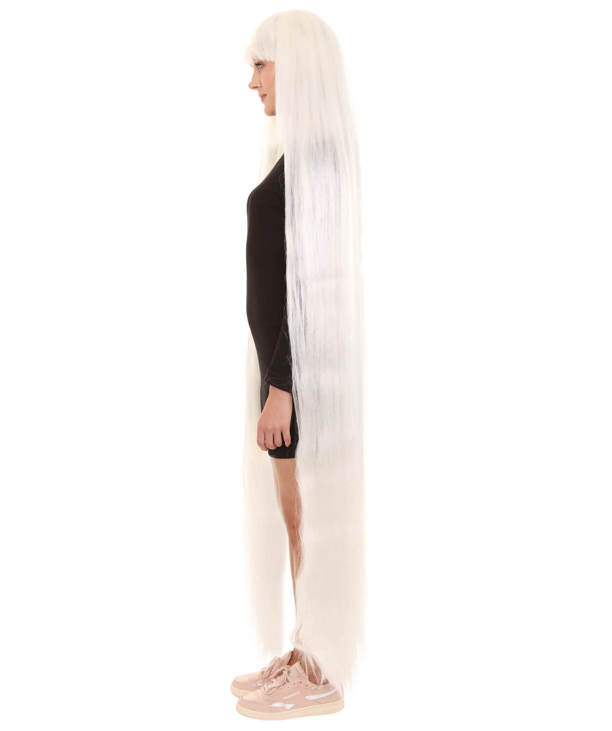 Adult Women Animated Princess Long Rainbow Wig| Multiple Color Options
