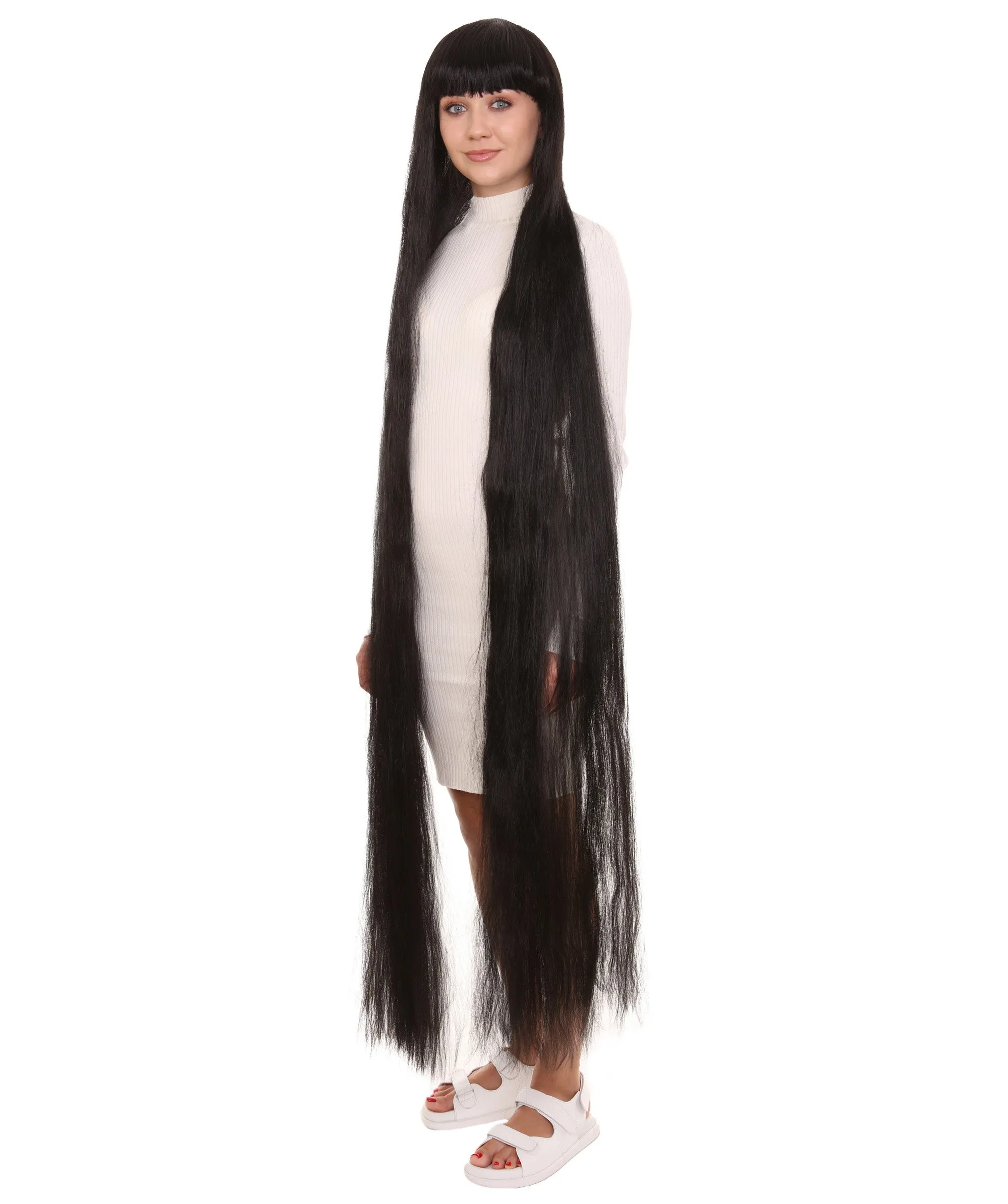 Adult Women Animated Princess Long Rainbow Wig| Multiple Color Options