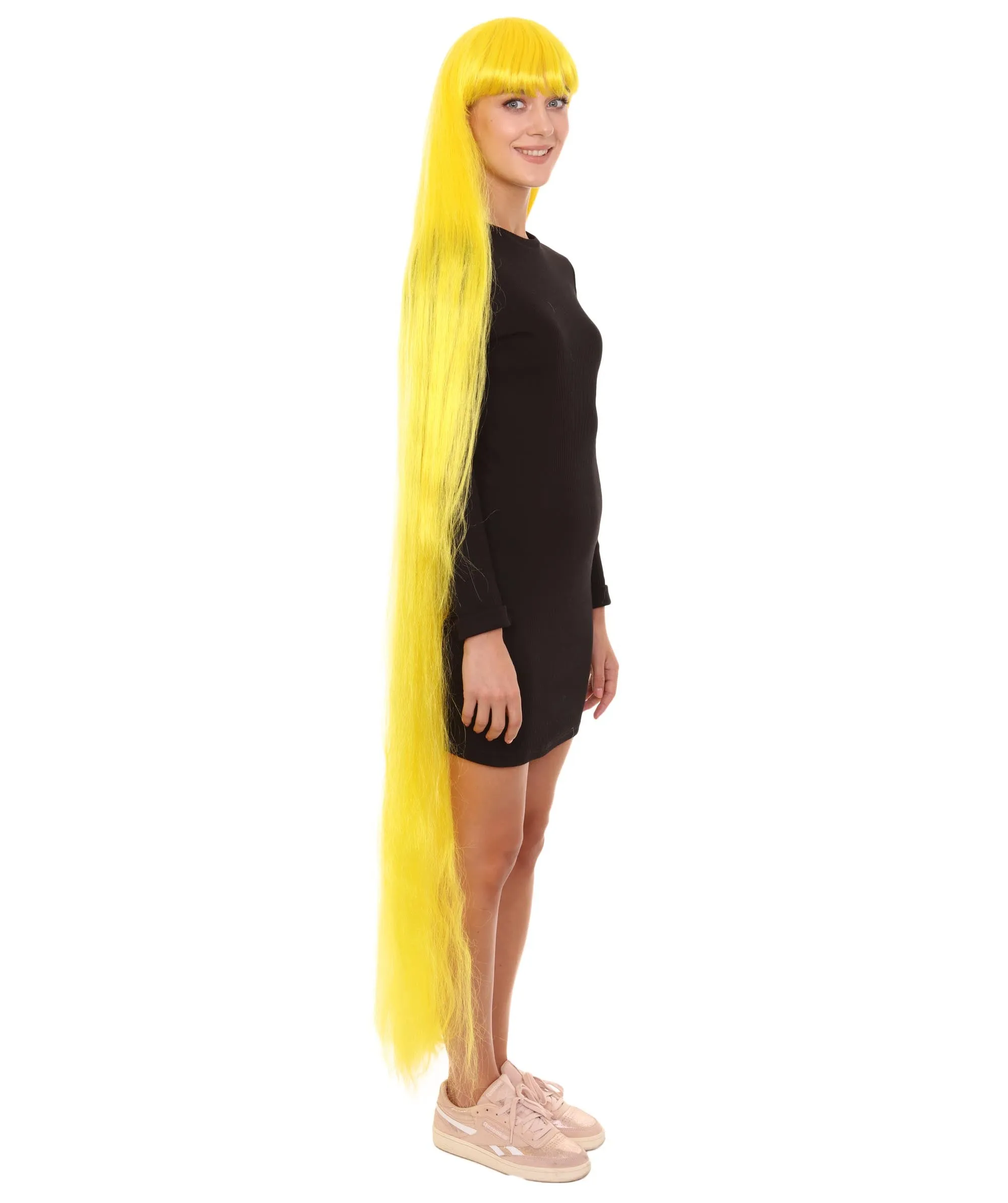 Adult Women Animated Princess Long Rainbow Wig| Multiple Color Options