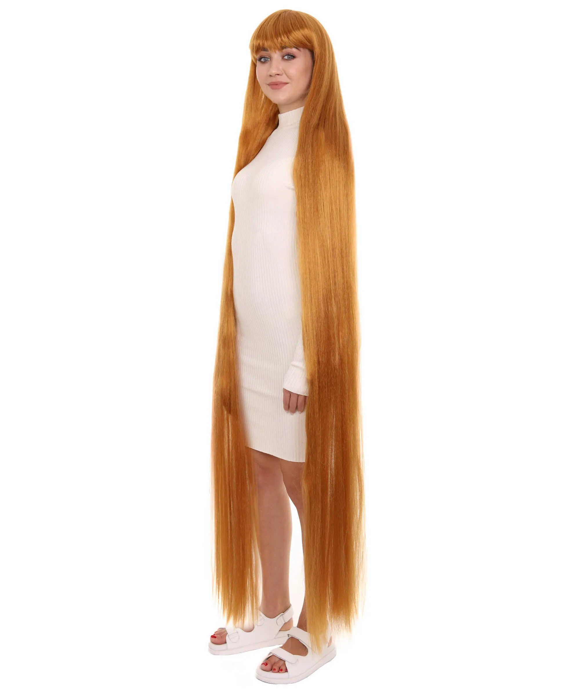 Adult Women Animated Princess Long Rainbow Wig| Multiple Color Options
