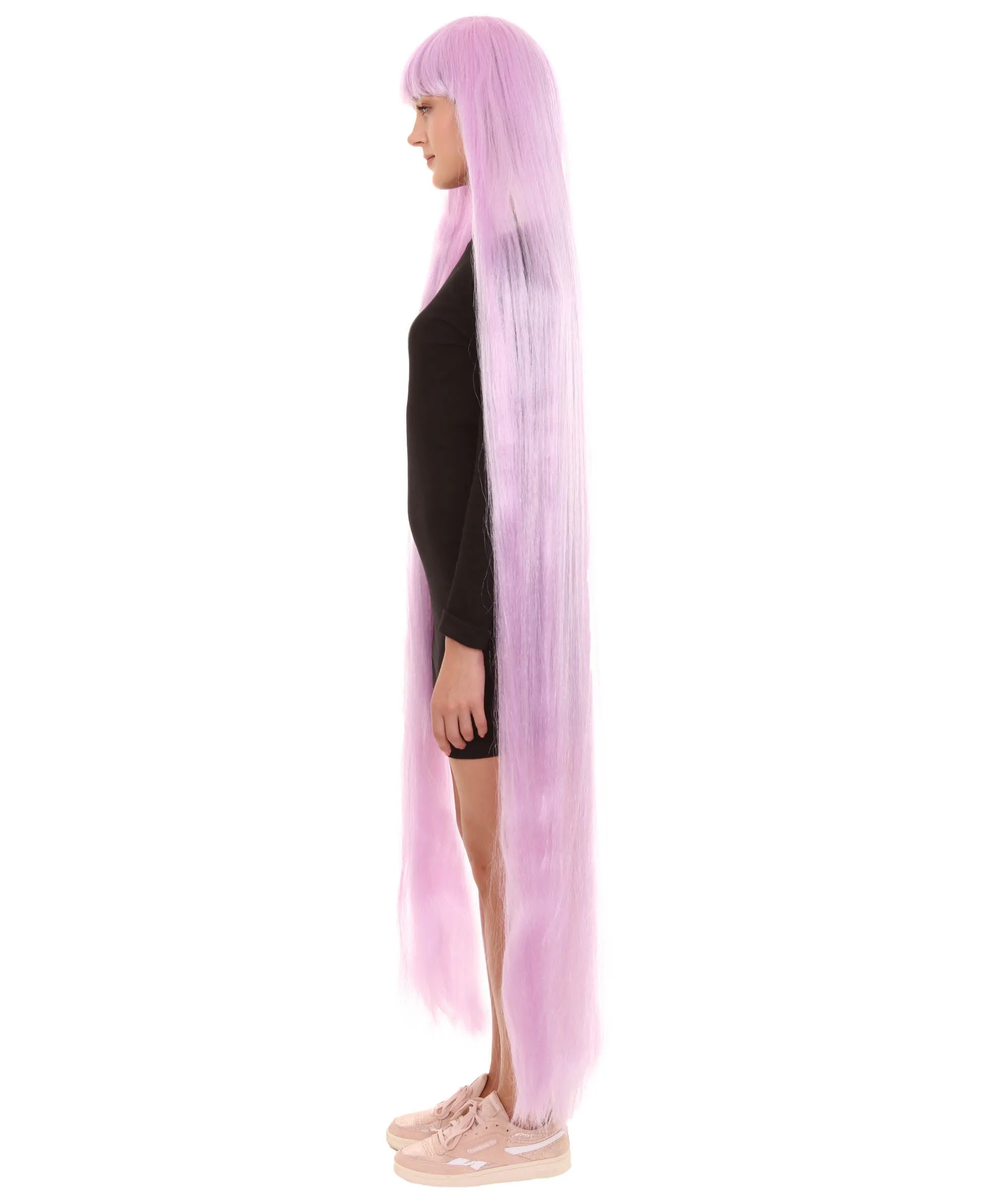 Adult Women Animated Princess Long Rainbow Wig| Multiple Color Options