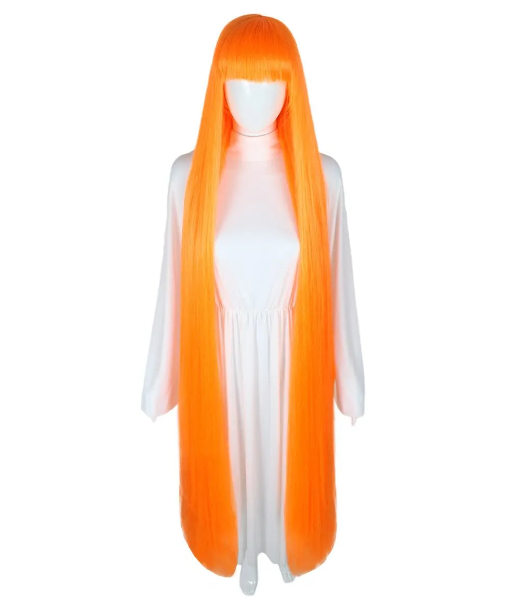 Adult Women Animated Princess Long Rainbow Wig| Multiple Color Options
