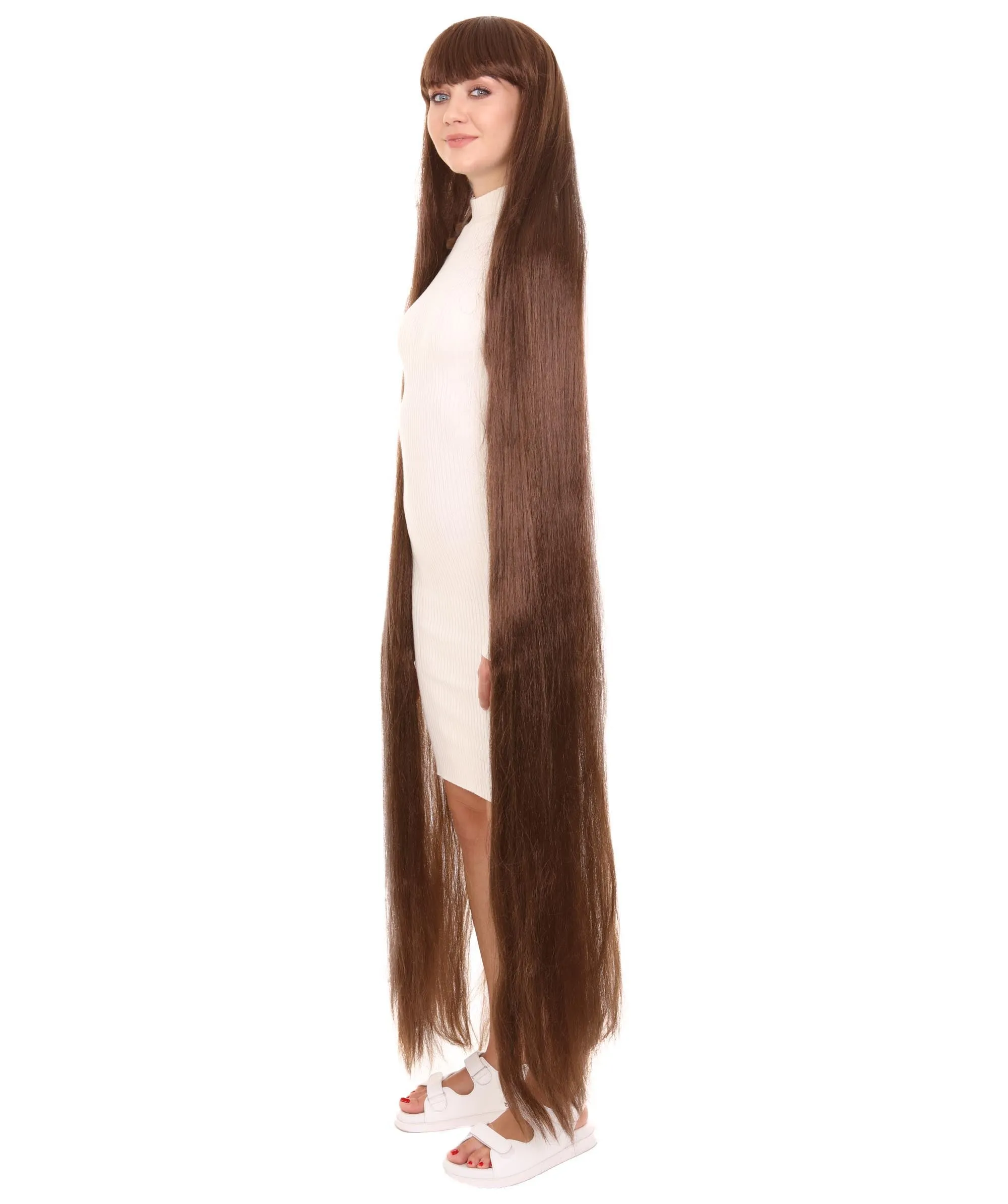 Adult Women Animated Princess Long Rainbow Wig| Multiple Color Options