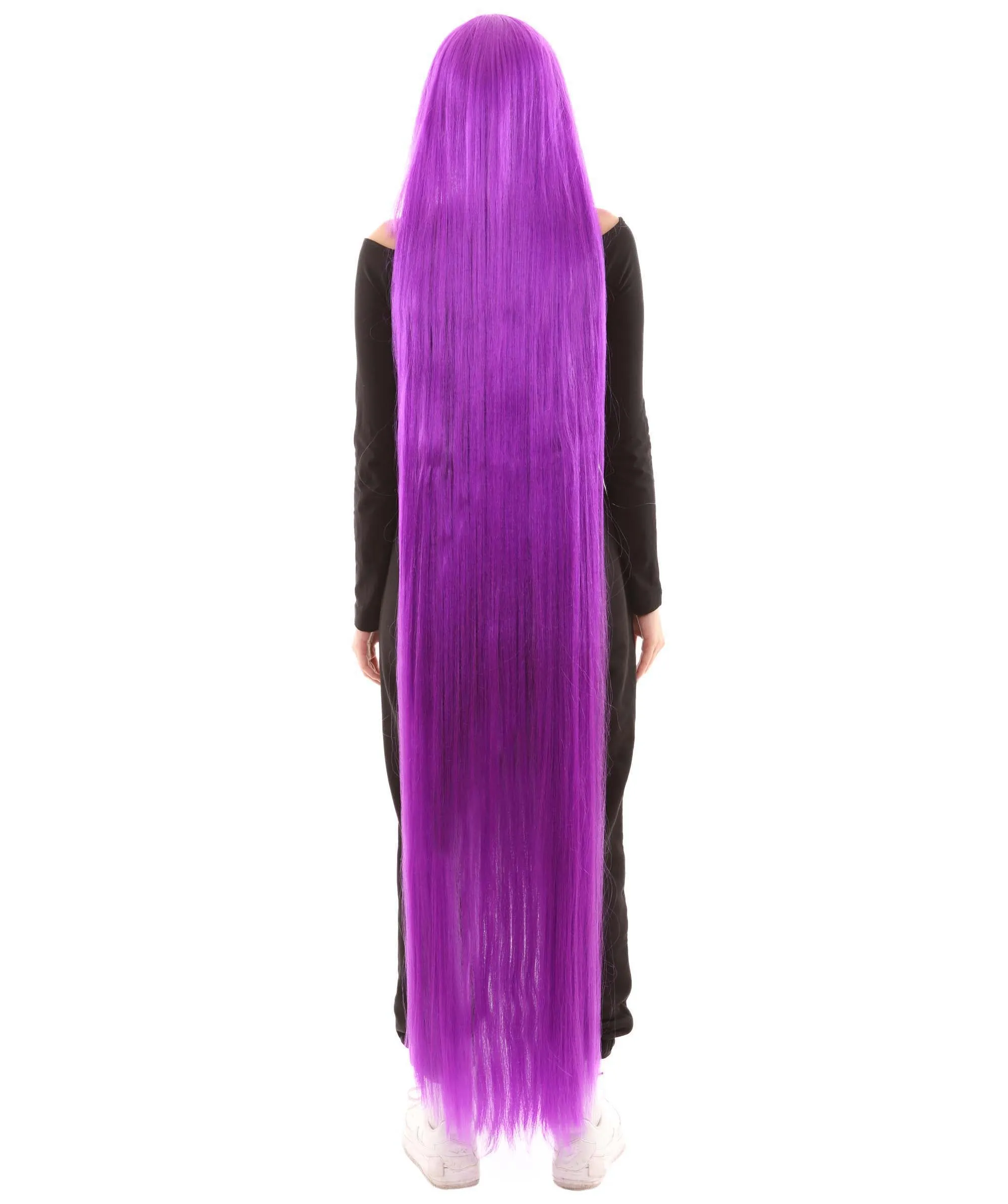 Adult Women Animated Princess Long Rainbow Wig| Multiple Color Options