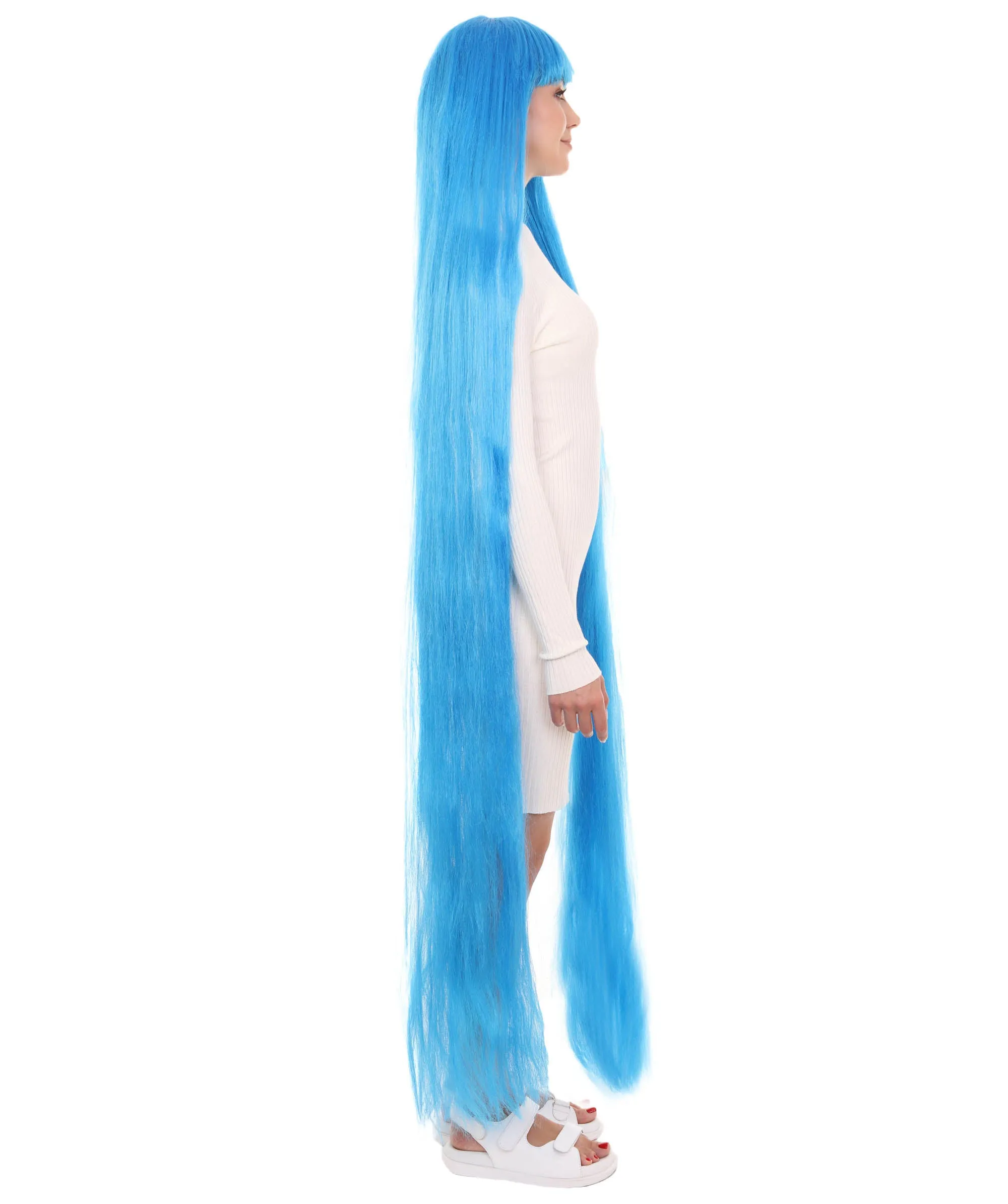 Adult Women Animated Princess Long Rainbow Wig| Multiple Color Options