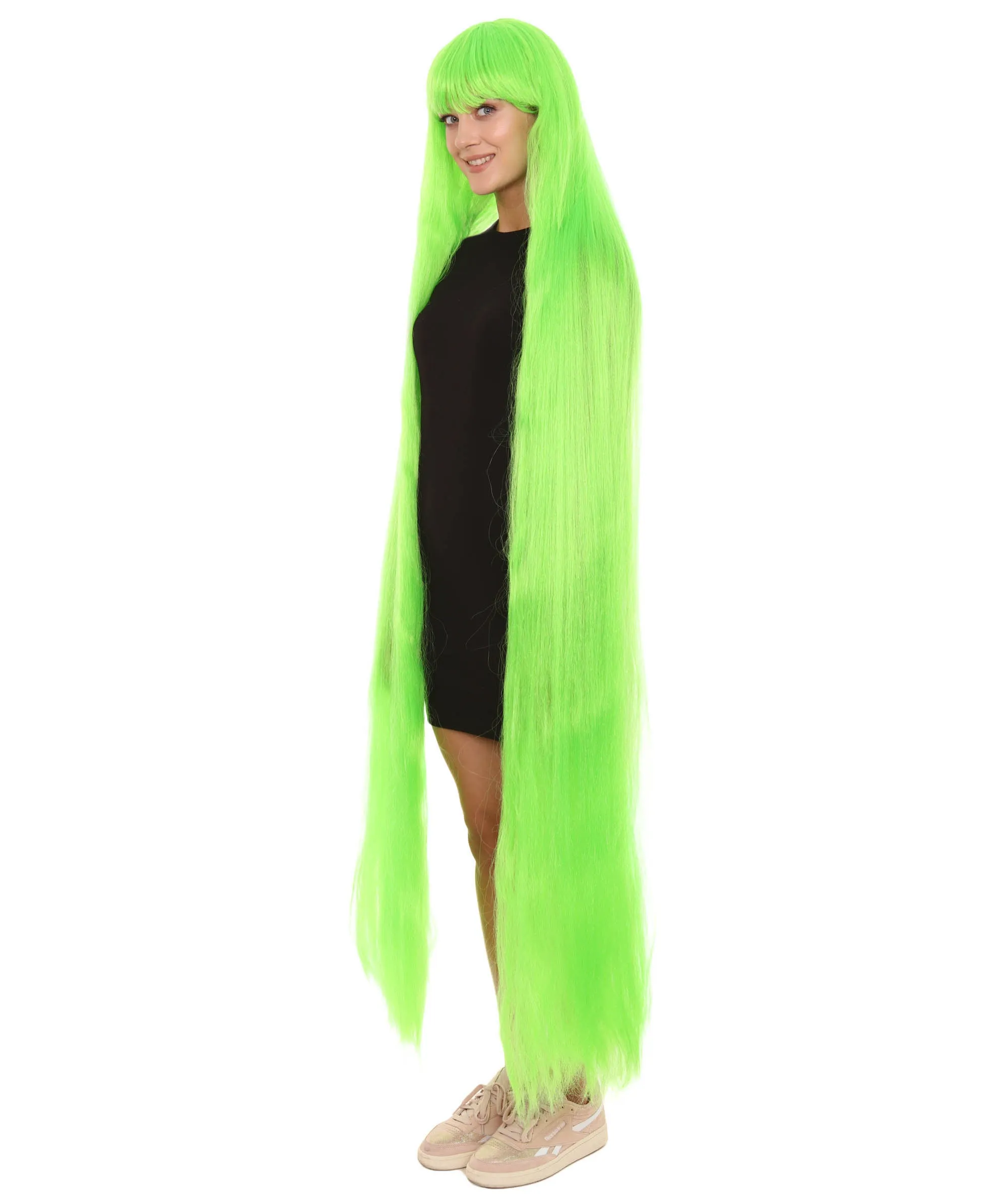 Adult Women Animated Princess Long Rainbow Wig| Multiple Color Options