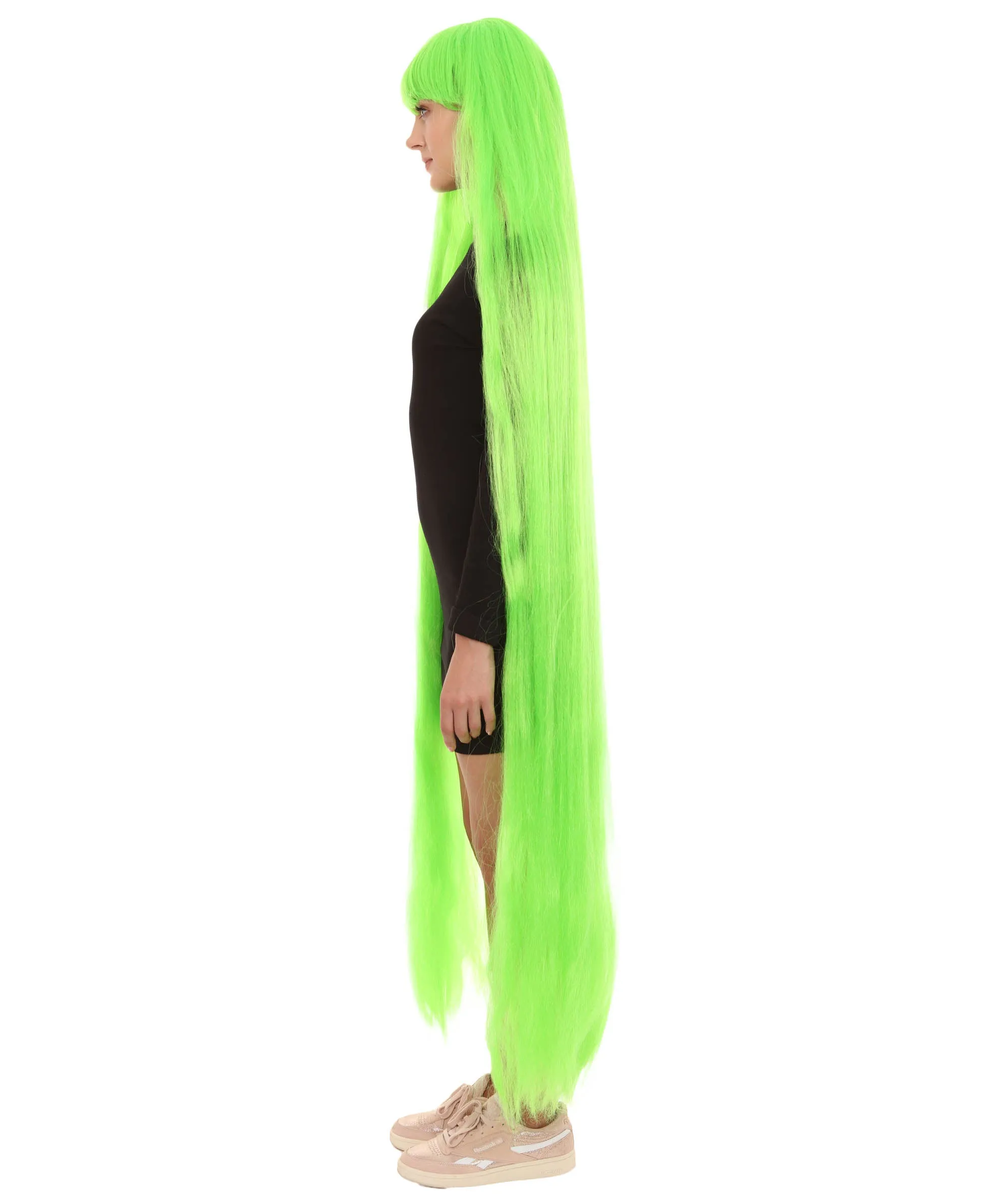 Adult Women Animated Princess Long Rainbow Wig| Multiple Color Options