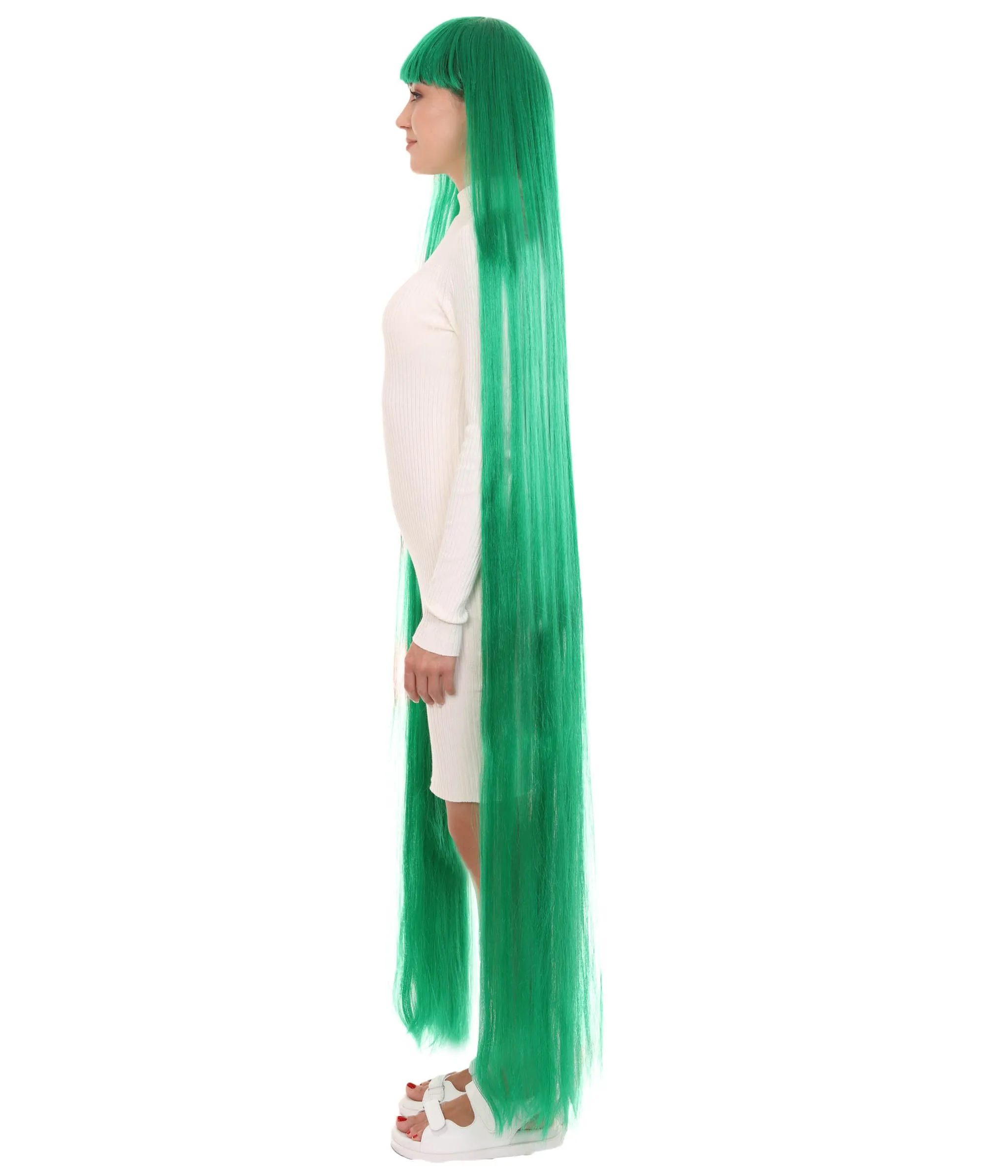 Adult Women Animated Princess Long Rainbow Wig| Multiple Color Options