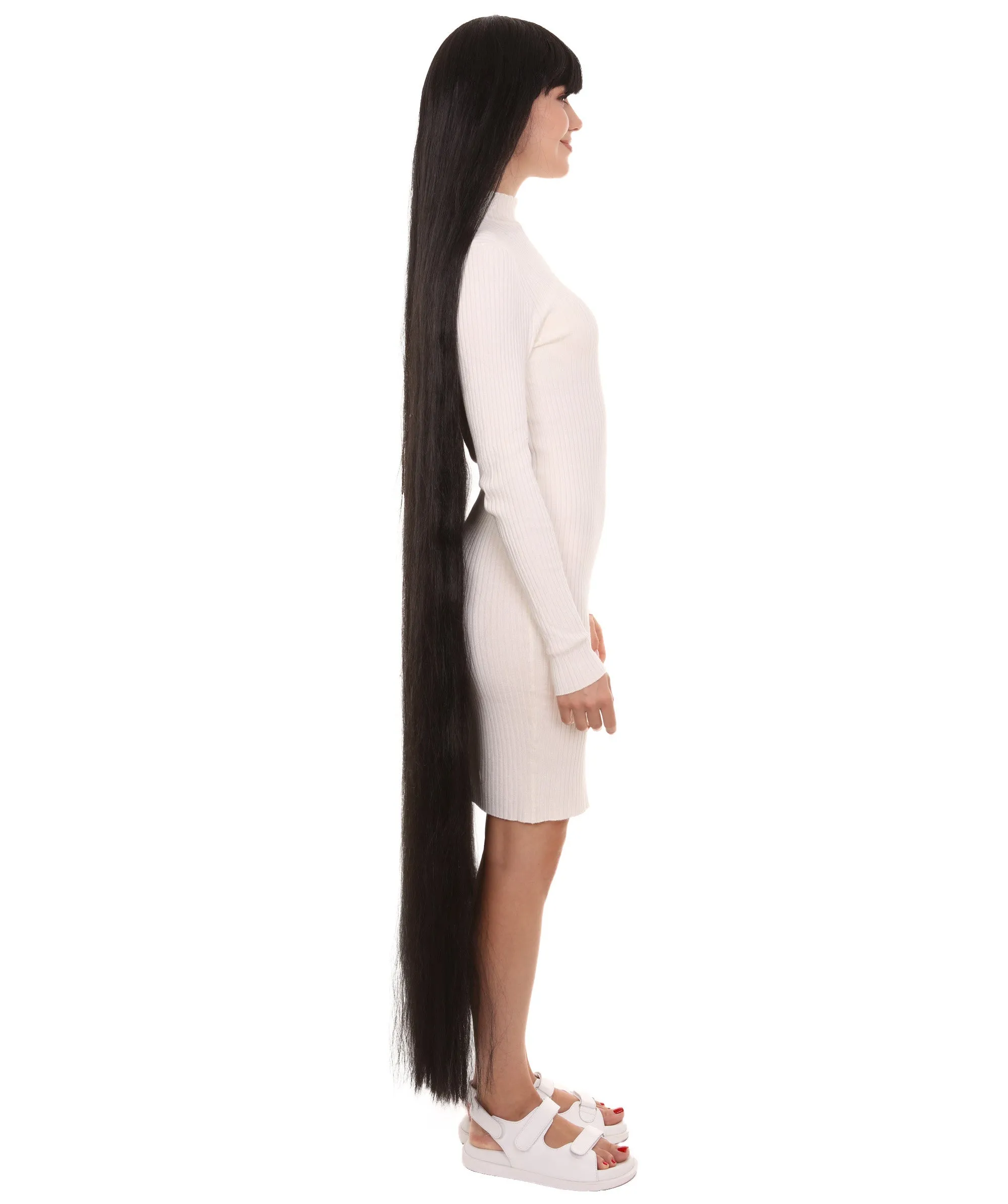 Adult Women Animated Princess Long Rainbow Wig| Multiple Color Options