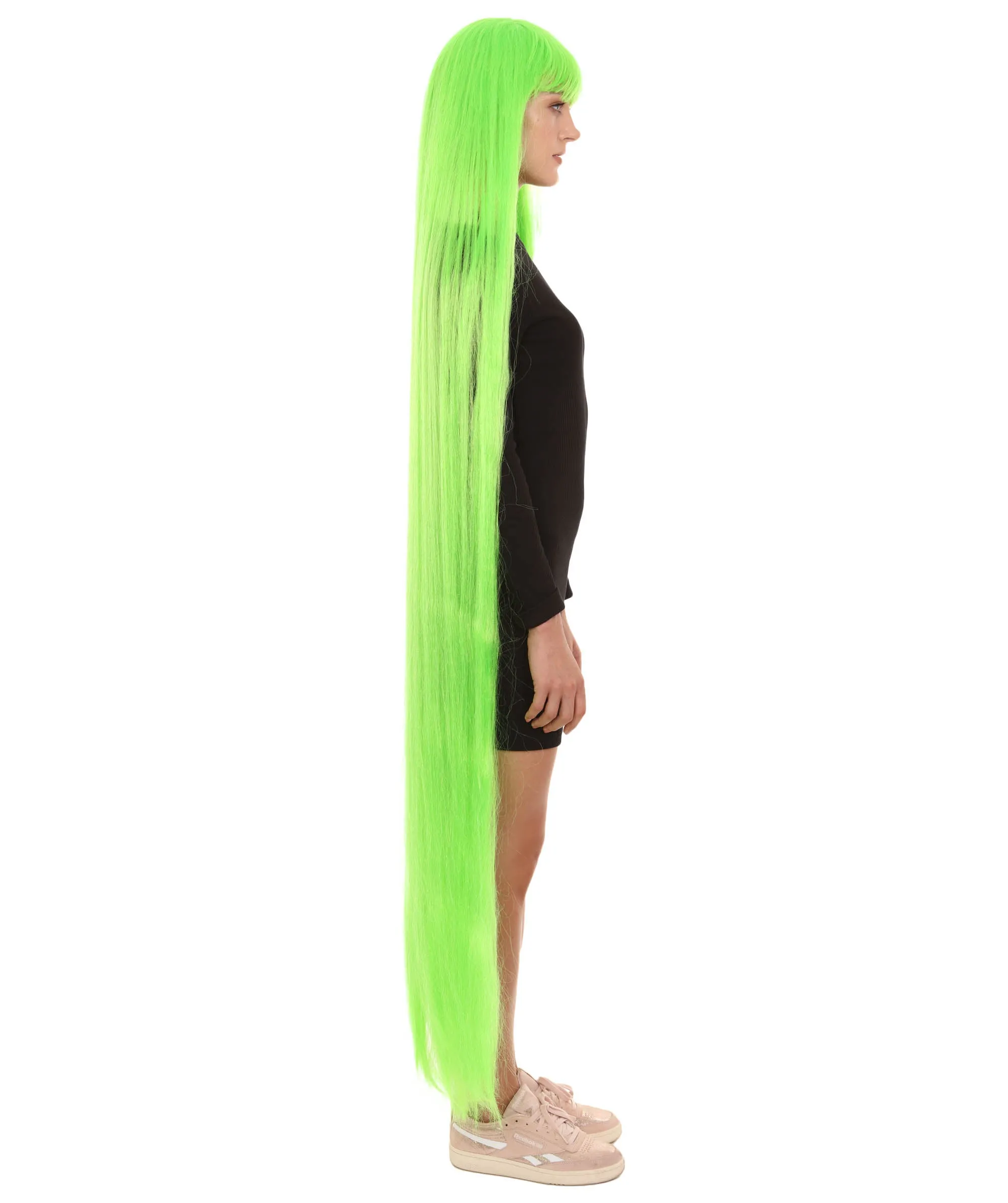 Adult Women Animated Princess Long Rainbow Wig| Multiple Color Options
