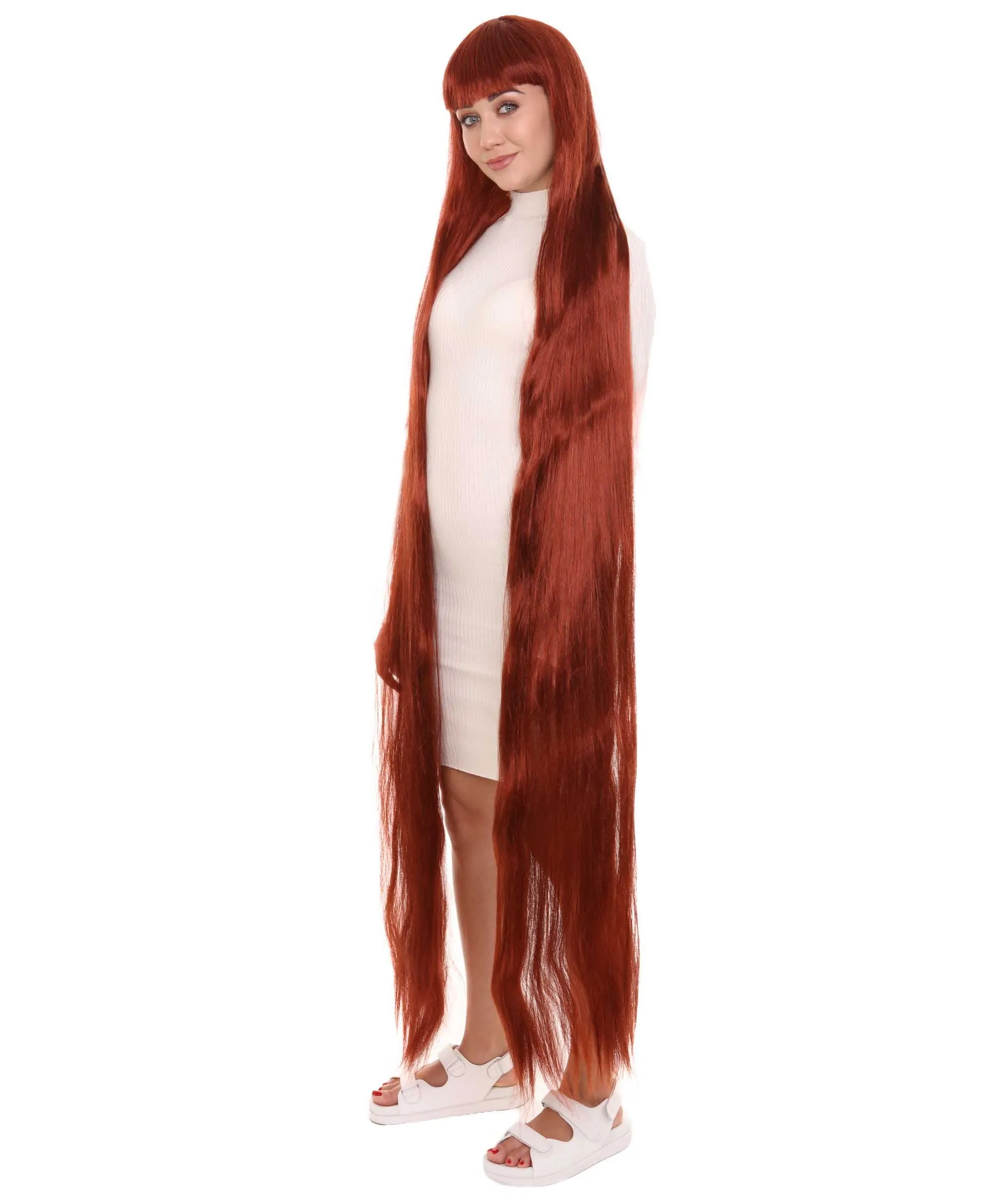 Adult Women Animated Princess Long Rainbow Wig| Multiple Color Options