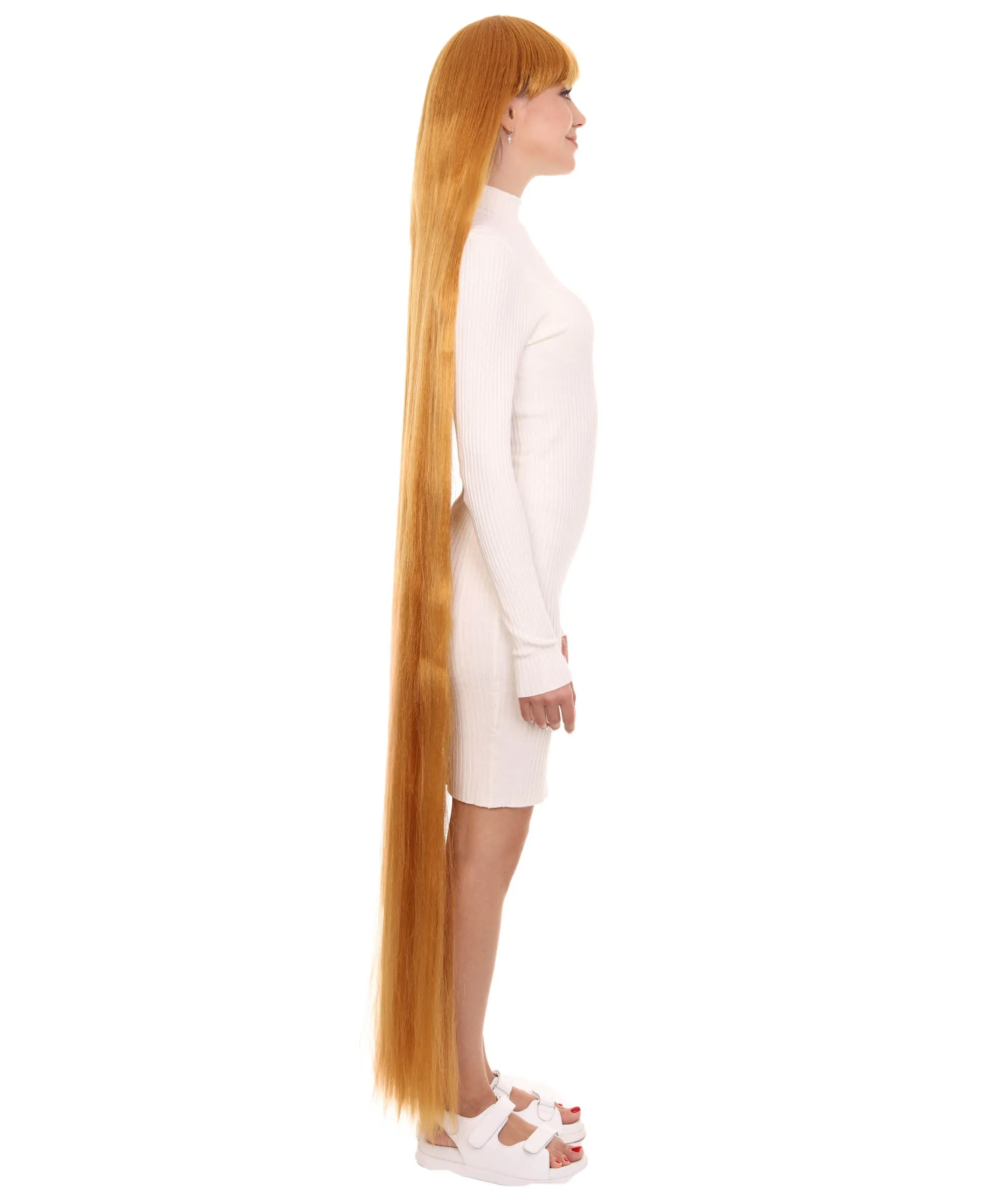 Adult Women Animated Princess Long Rainbow Wig| Multiple Color Options