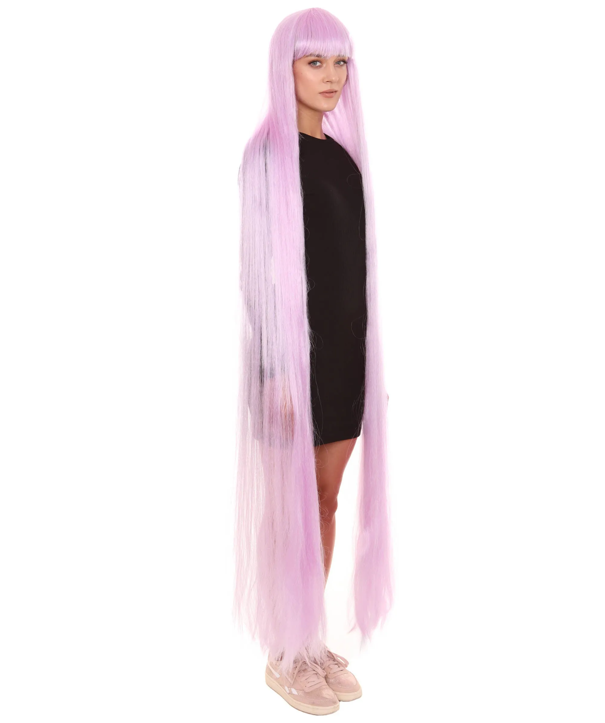 Adult Women Animated Princess Long Rainbow Wig| Multiple Color Options