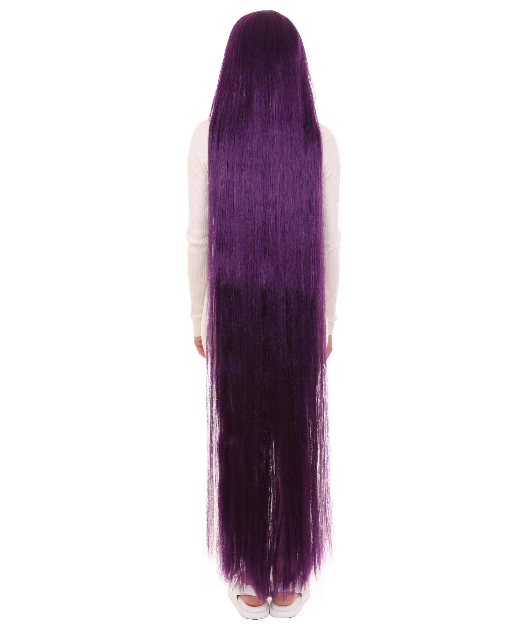 Adult Women Animated Princess Long Rainbow Wig| Multiple Color Options