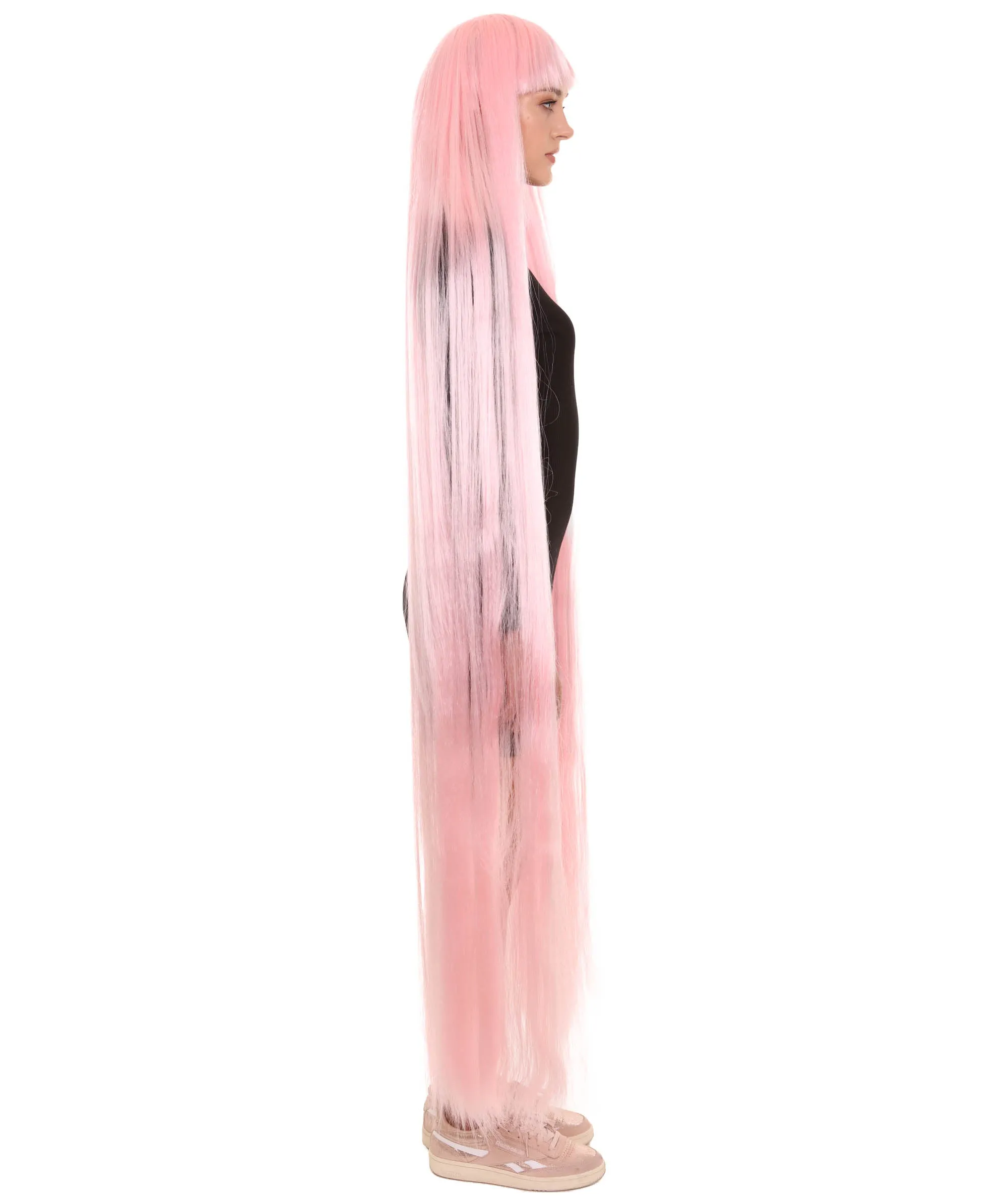 Adult Women Animated Princess Long Rainbow Wig| Multiple Color Options