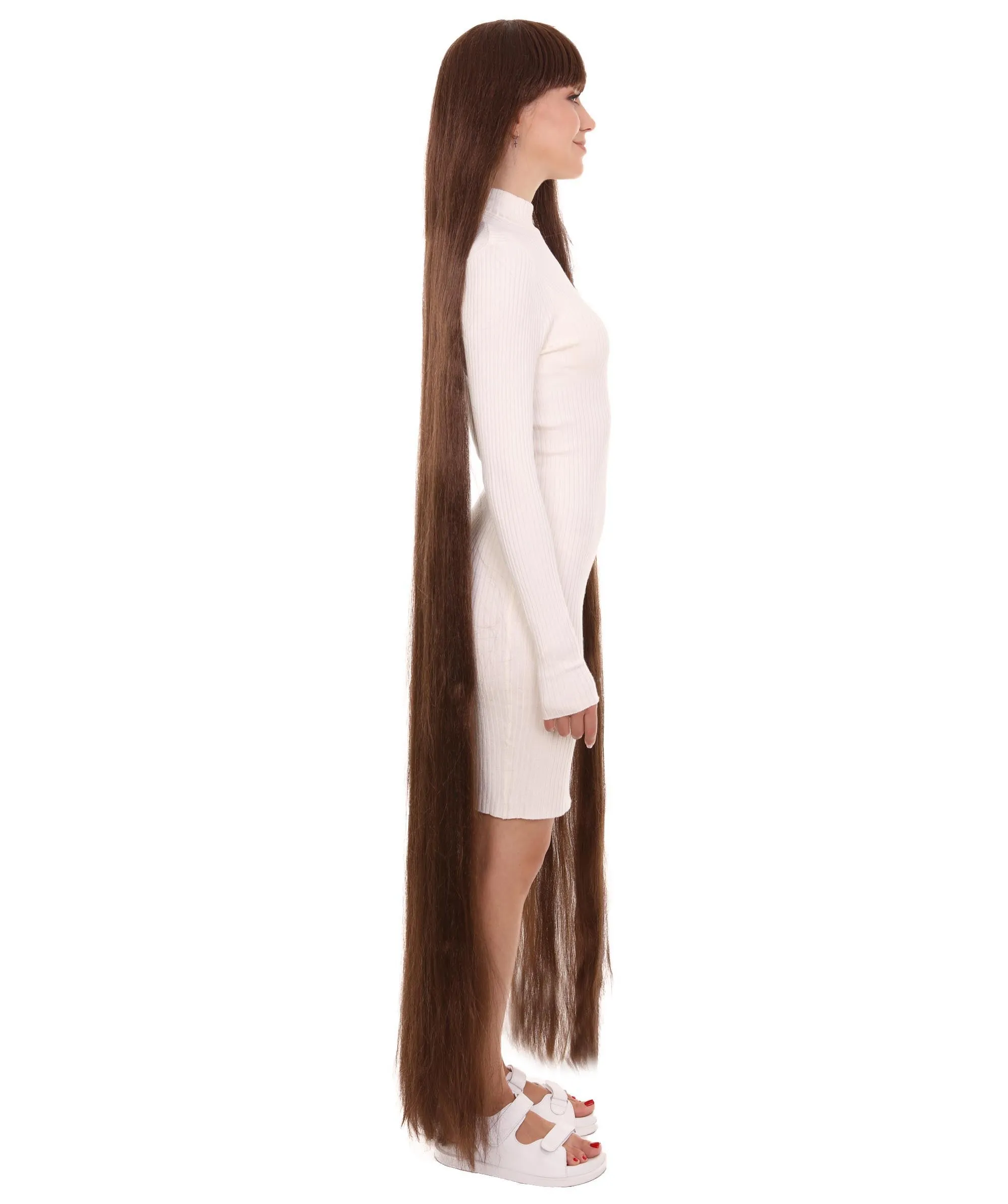 Adult Women Animated Princess Long Rainbow Wig| Multiple Color Options