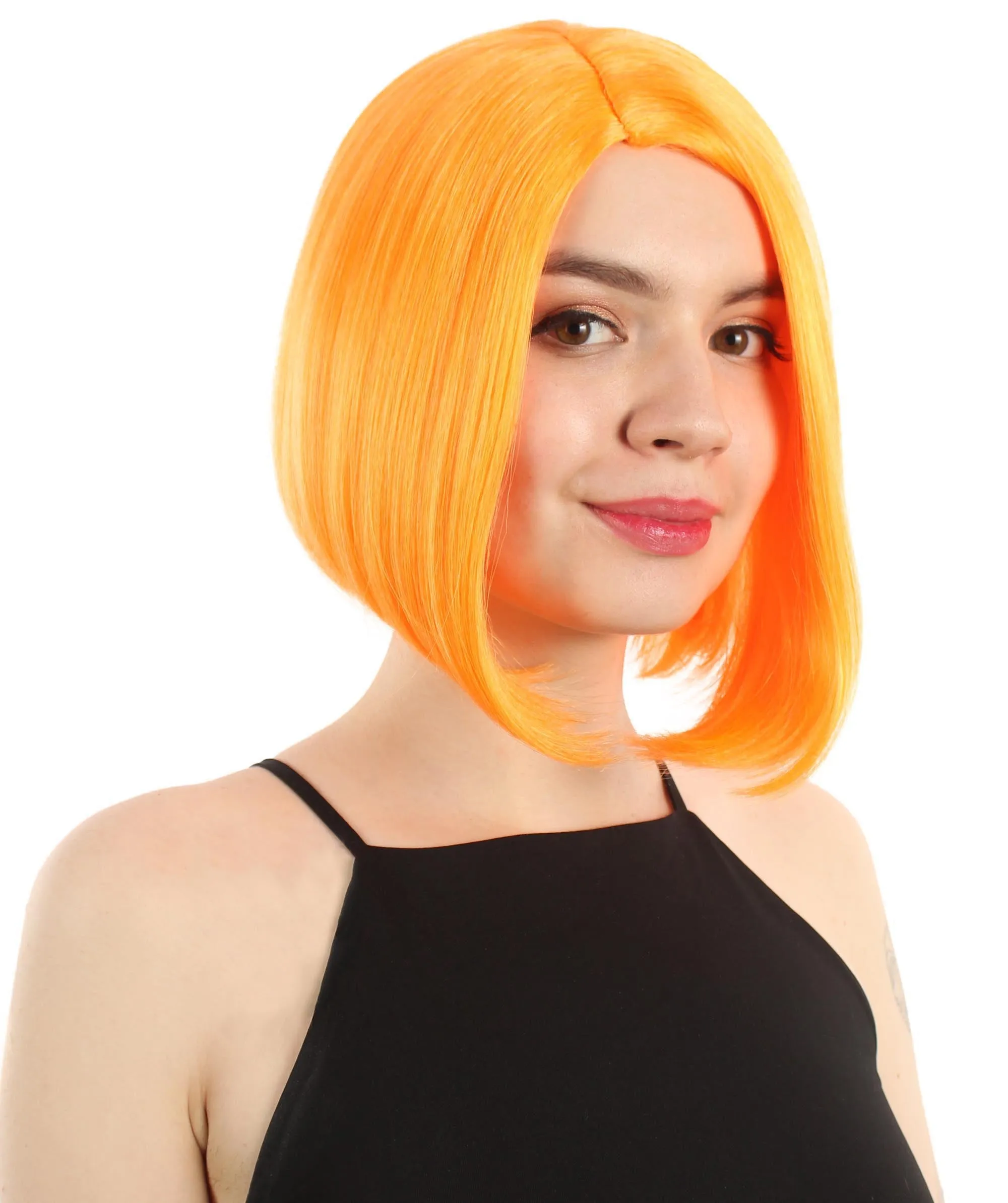 Adult Women"s Halloween Cosplay Shoulder Length Flapper Costume Wig, Multiple Color Options | HPO