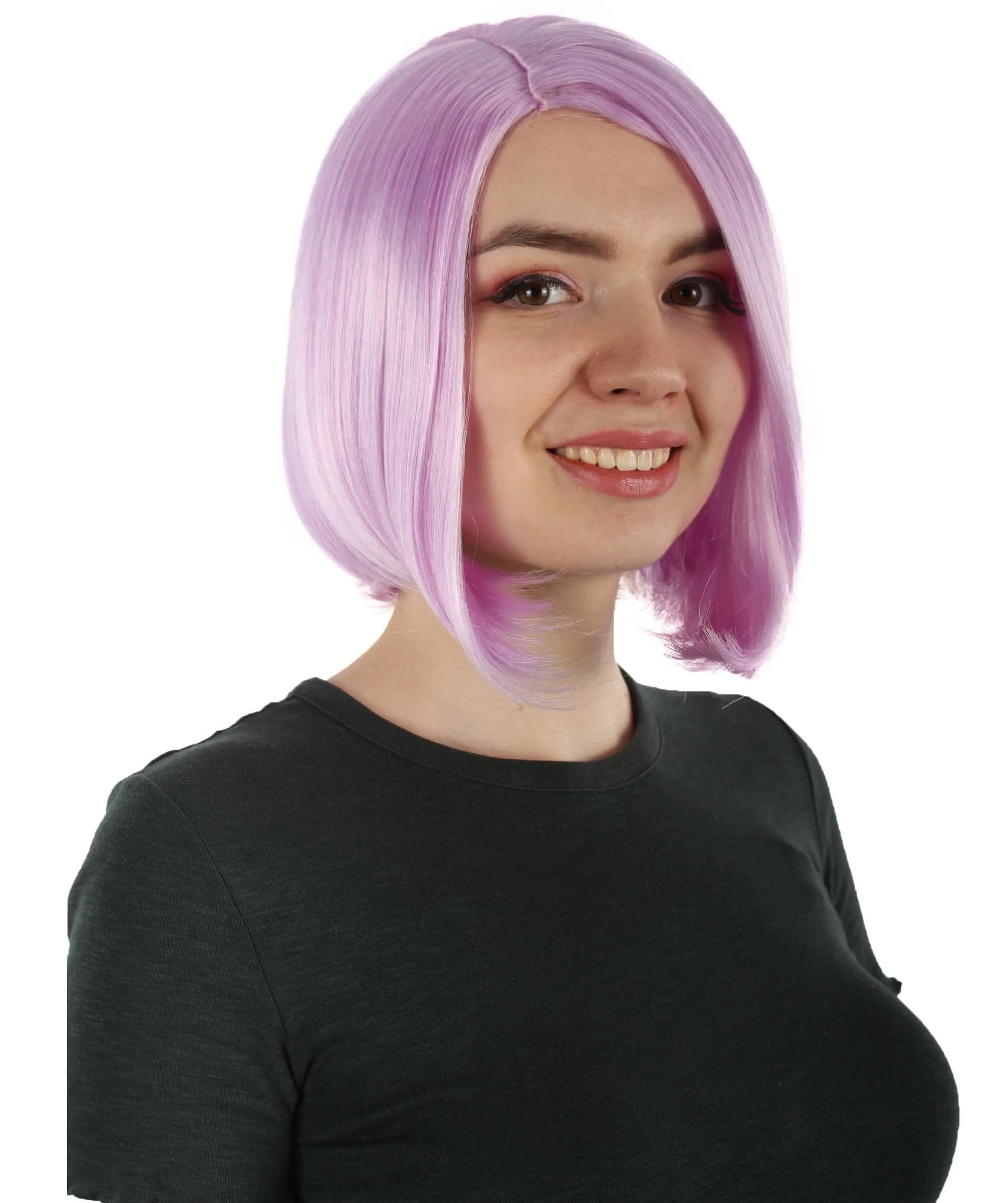 Adult Women"s Halloween Cosplay Shoulder Length Flapper Costume Wig, Multiple Color Options | HPO