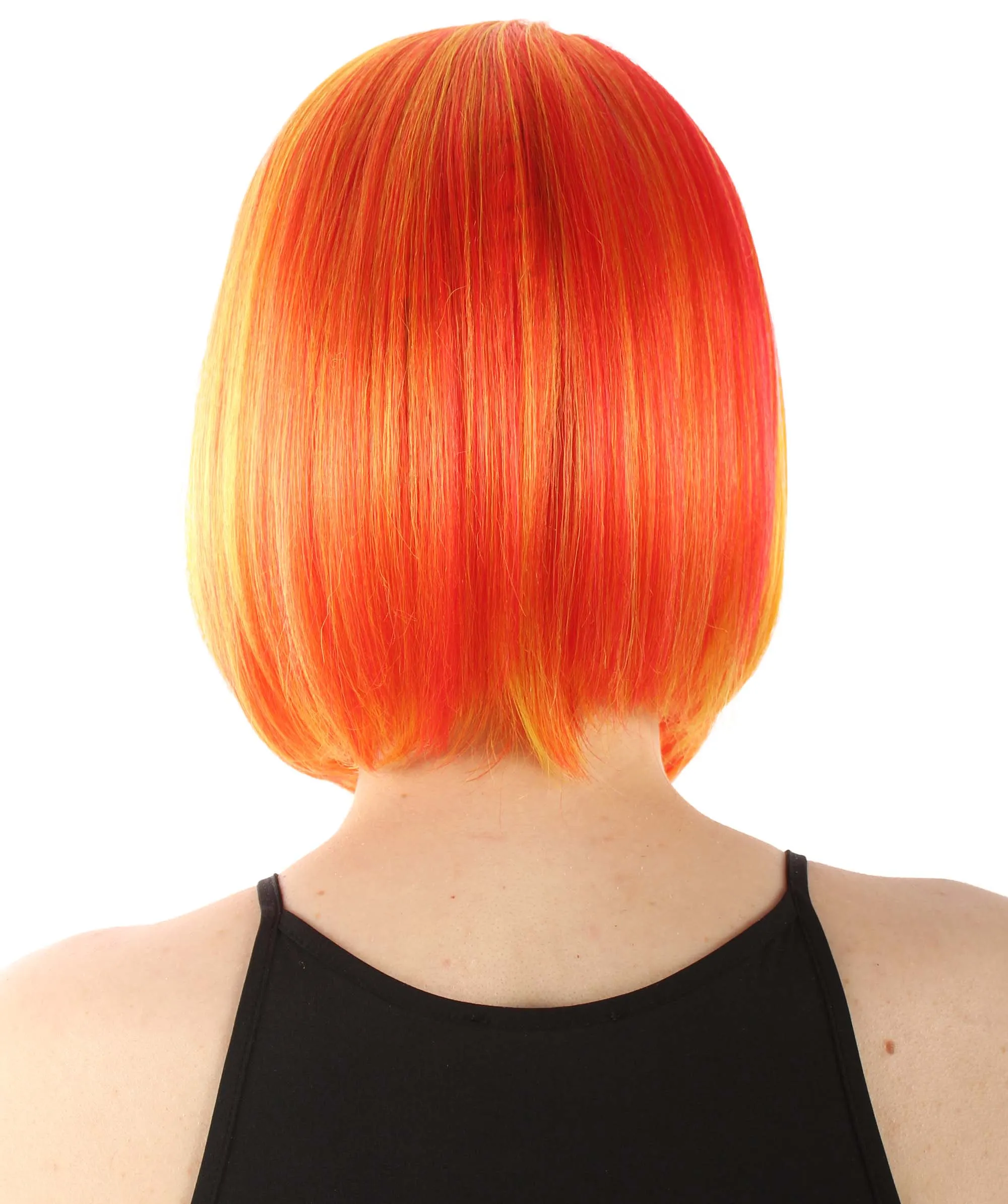 Adult Women"s Halloween Cosplay Shoulder Length Flapper Costume Wig, Multiple Color Options | HPO