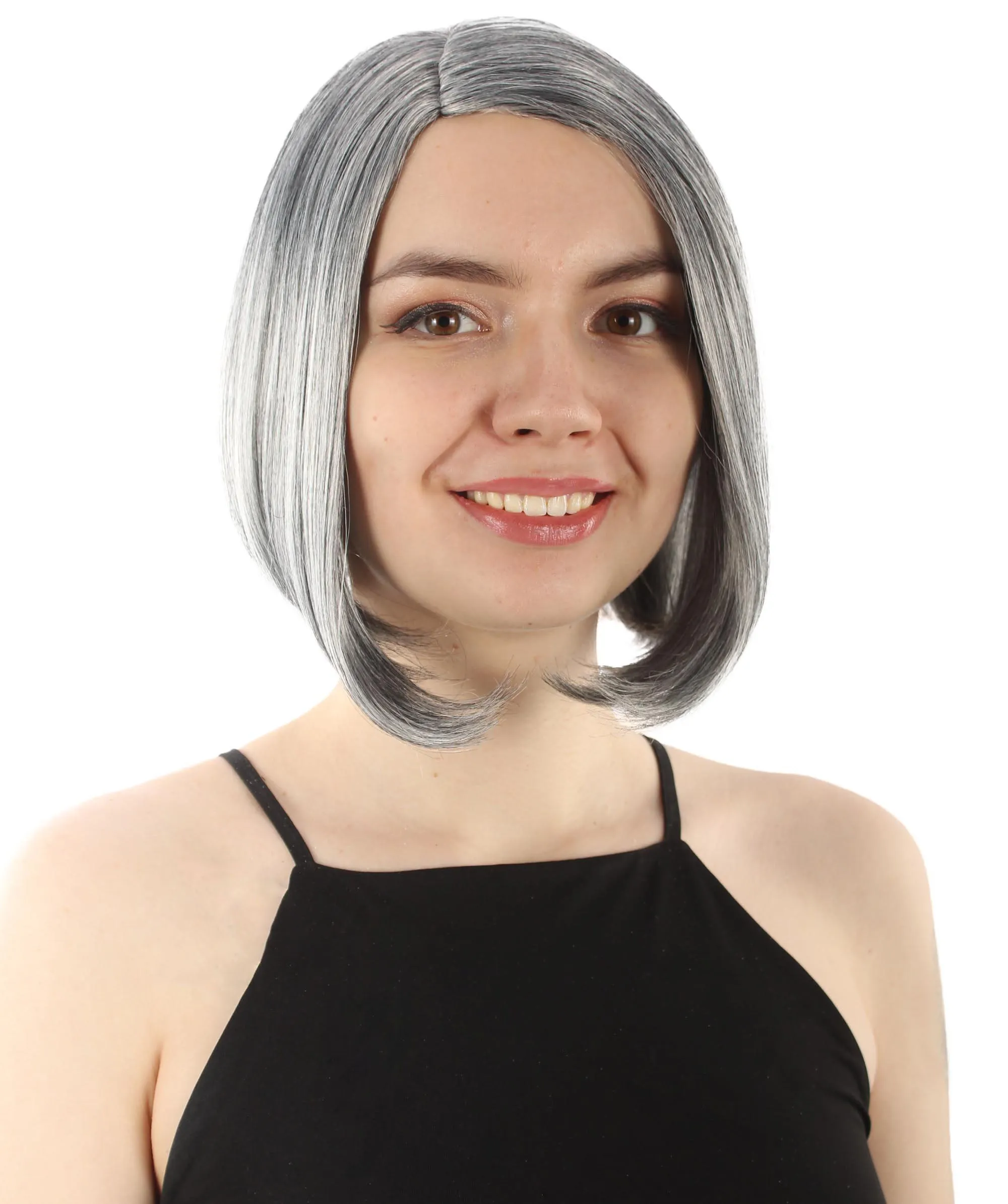 Adult Women"s Halloween Cosplay Shoulder Length Flapper Costume Wig, Multiple Color Options | HPO
