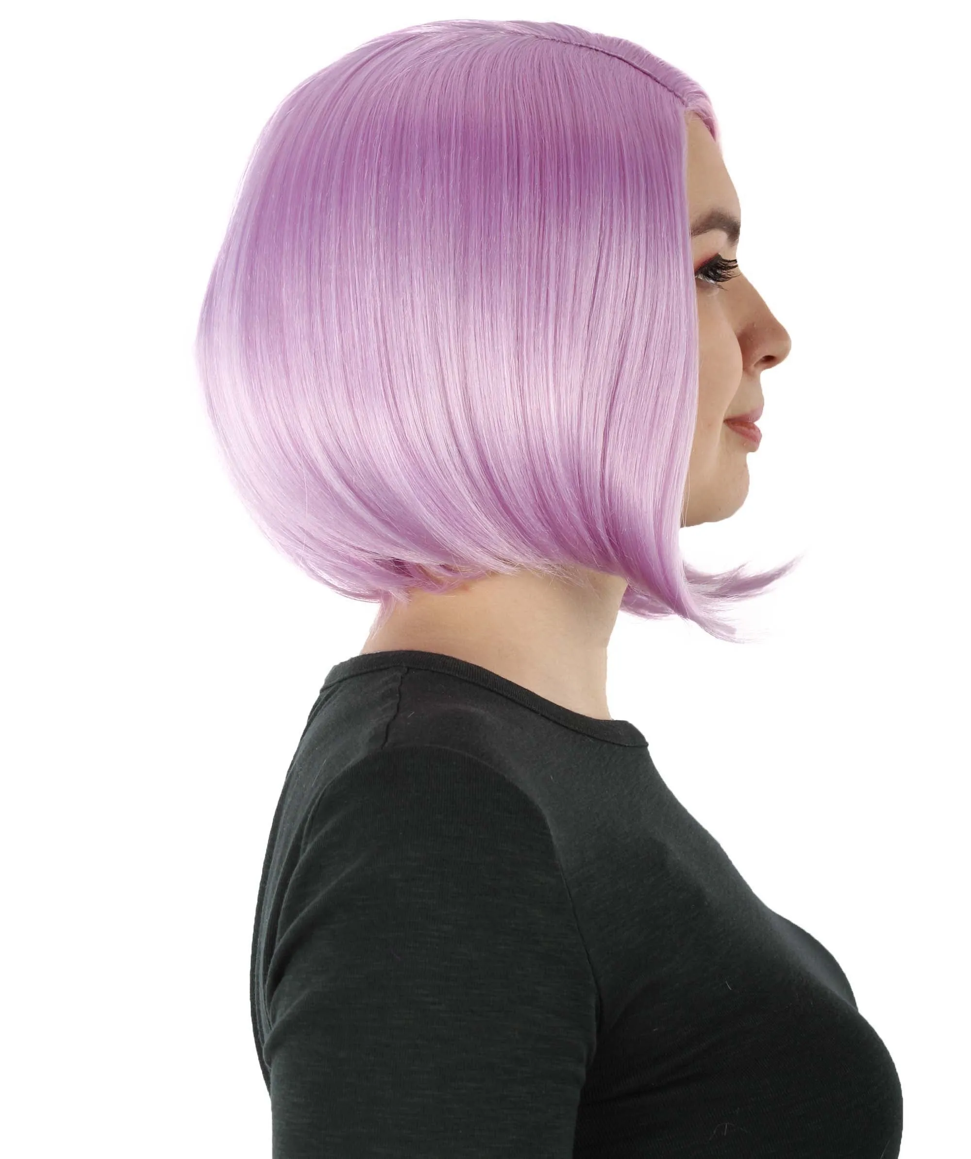 Adult Women"s Halloween Cosplay Shoulder Length Flapper Costume Wig, Multiple Color Options | HPO