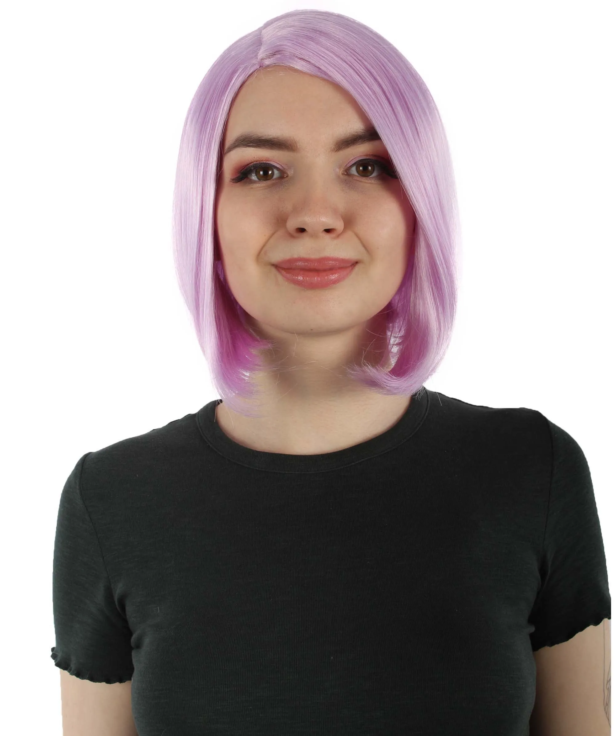 Adult Women"s Halloween Cosplay Shoulder Length Flapper Costume Wig, Multiple Color Options | HPO