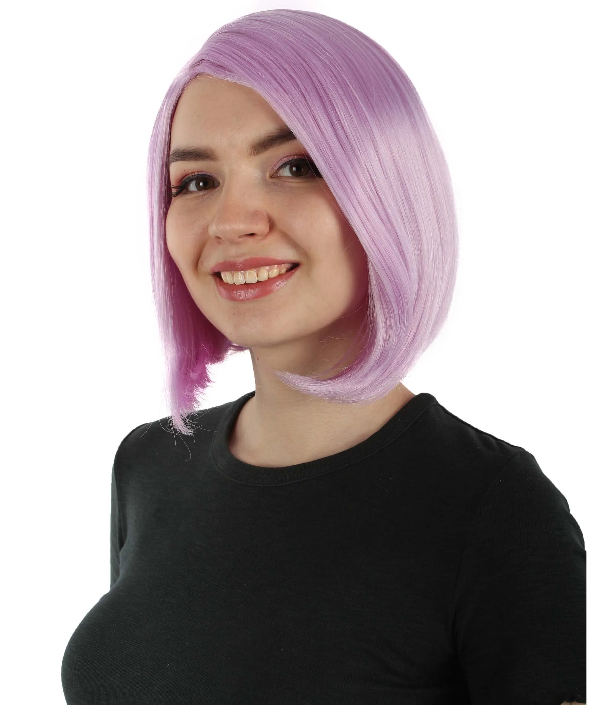 Adult Women"s Halloween Cosplay Shoulder Length Flapper Costume Wig, Multiple Color Options | HPO