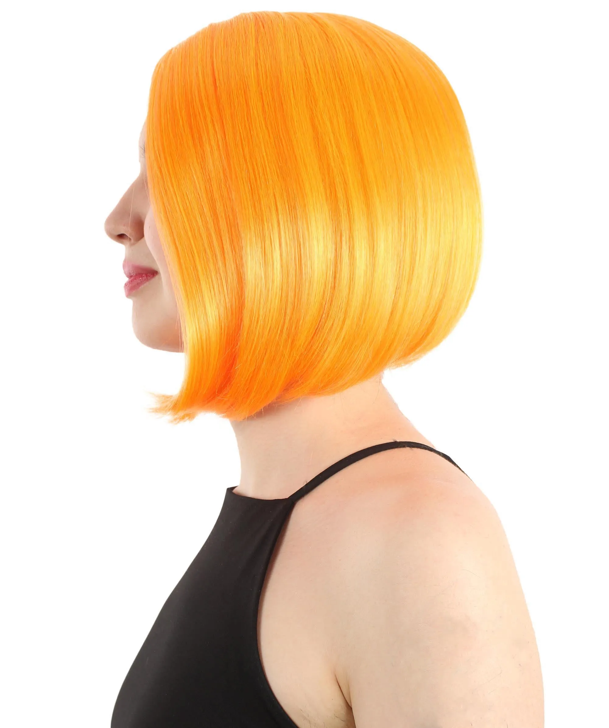 Adult Women"s Halloween Cosplay Shoulder Length Flapper Costume Wig, Multiple Color Options | HPO