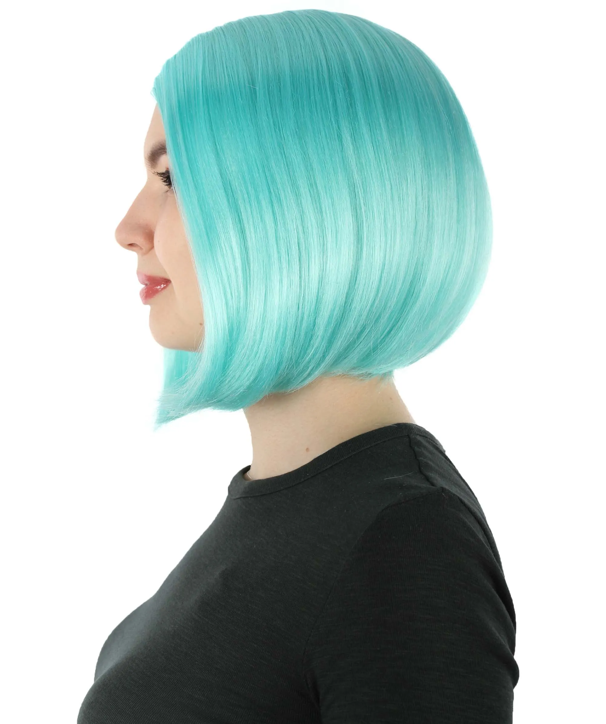 Adult Women"s Halloween Cosplay Shoulder Length Flapper Costume Wig, Multiple Color Options | HPO
