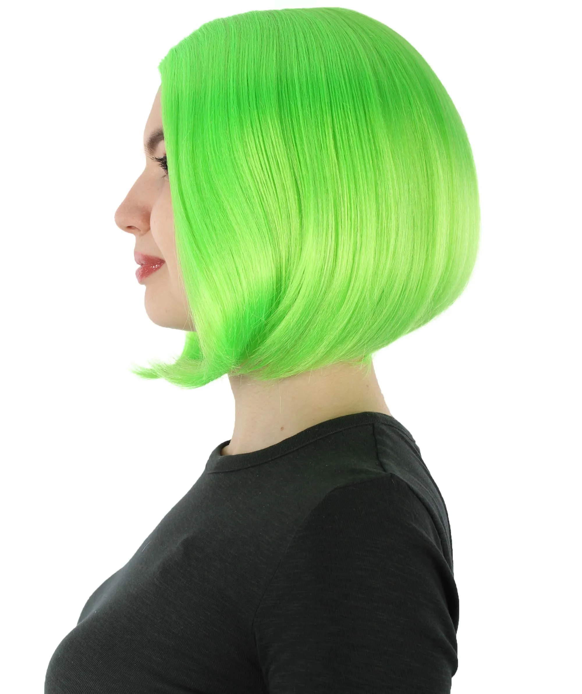 Adult Women"s Halloween Cosplay Shoulder Length Flapper Costume Wig, Multiple Color Options | HPO