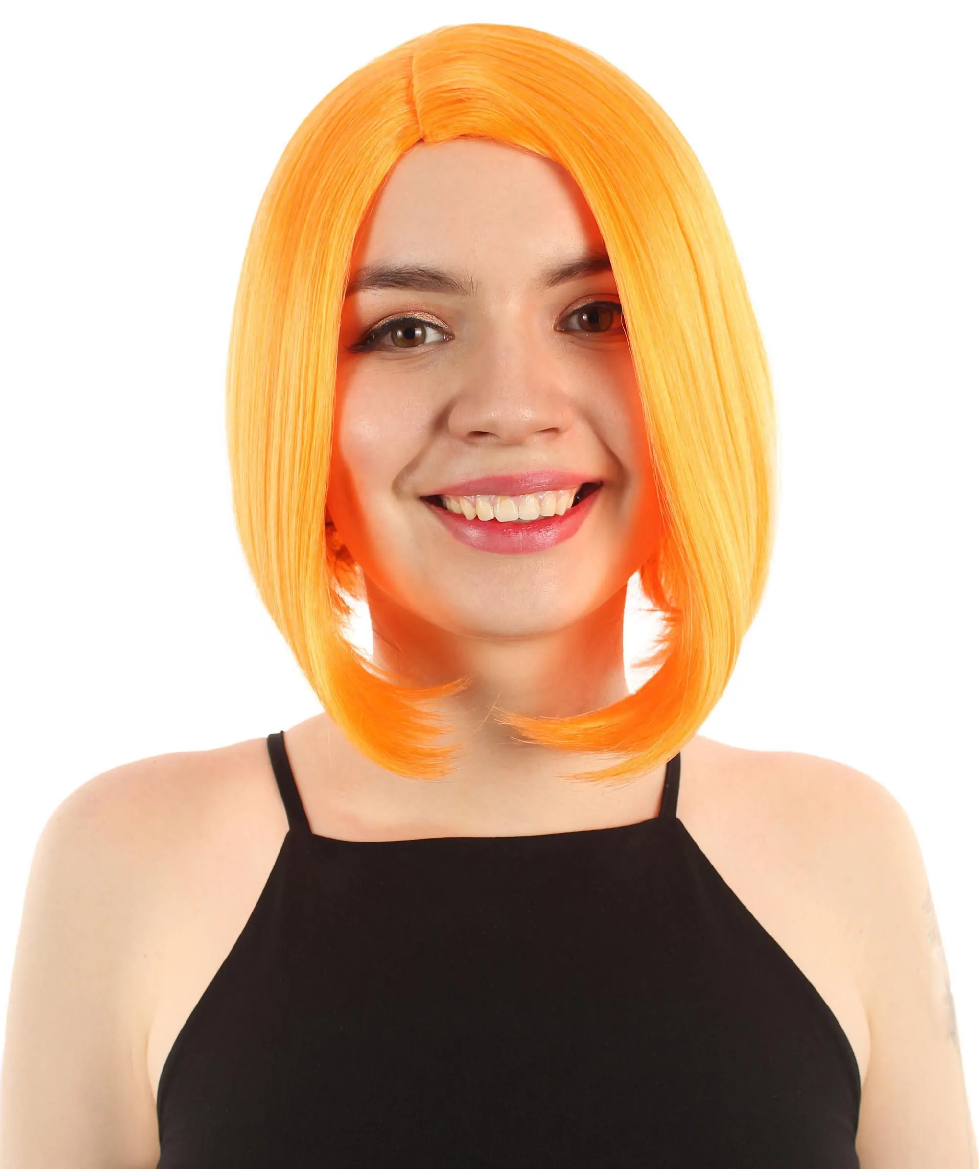 Adult Women"s Halloween Cosplay Shoulder Length Flapper Costume Wig, Multiple Color Options | HPO