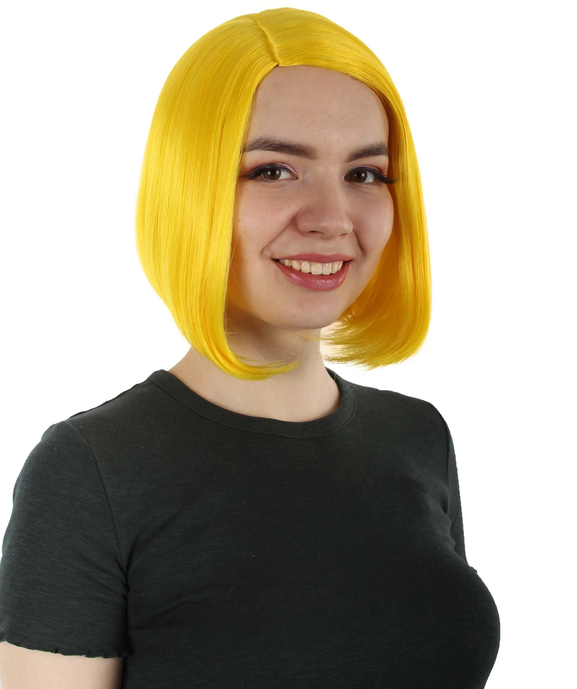 Adult Women"s Halloween Cosplay Shoulder Length Flapper Costume Wig, Multiple Color Options | HPO