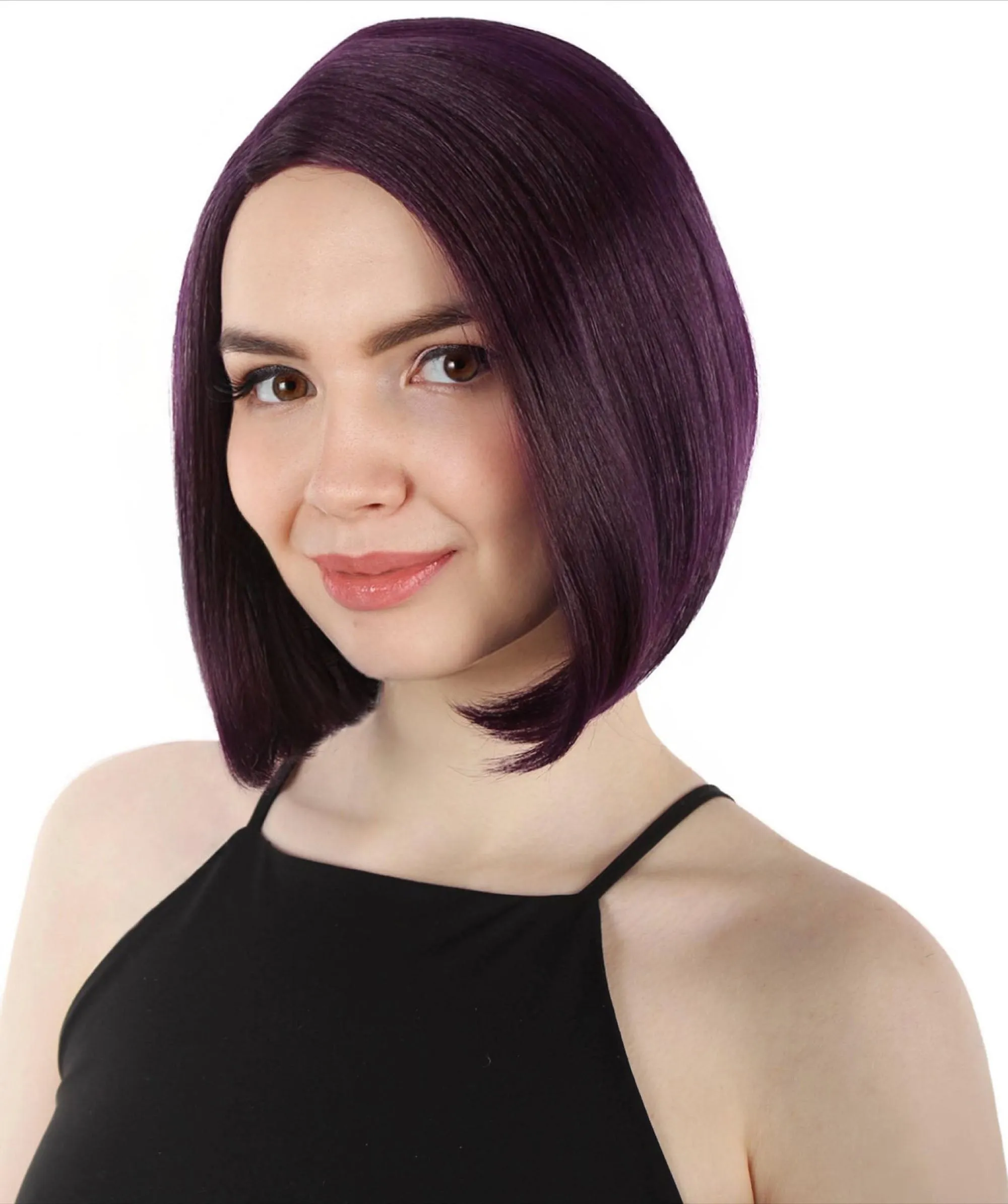 Adult Women"s Halloween Cosplay Shoulder Length Flapper Costume Wig, Multiple Color Options | HPO