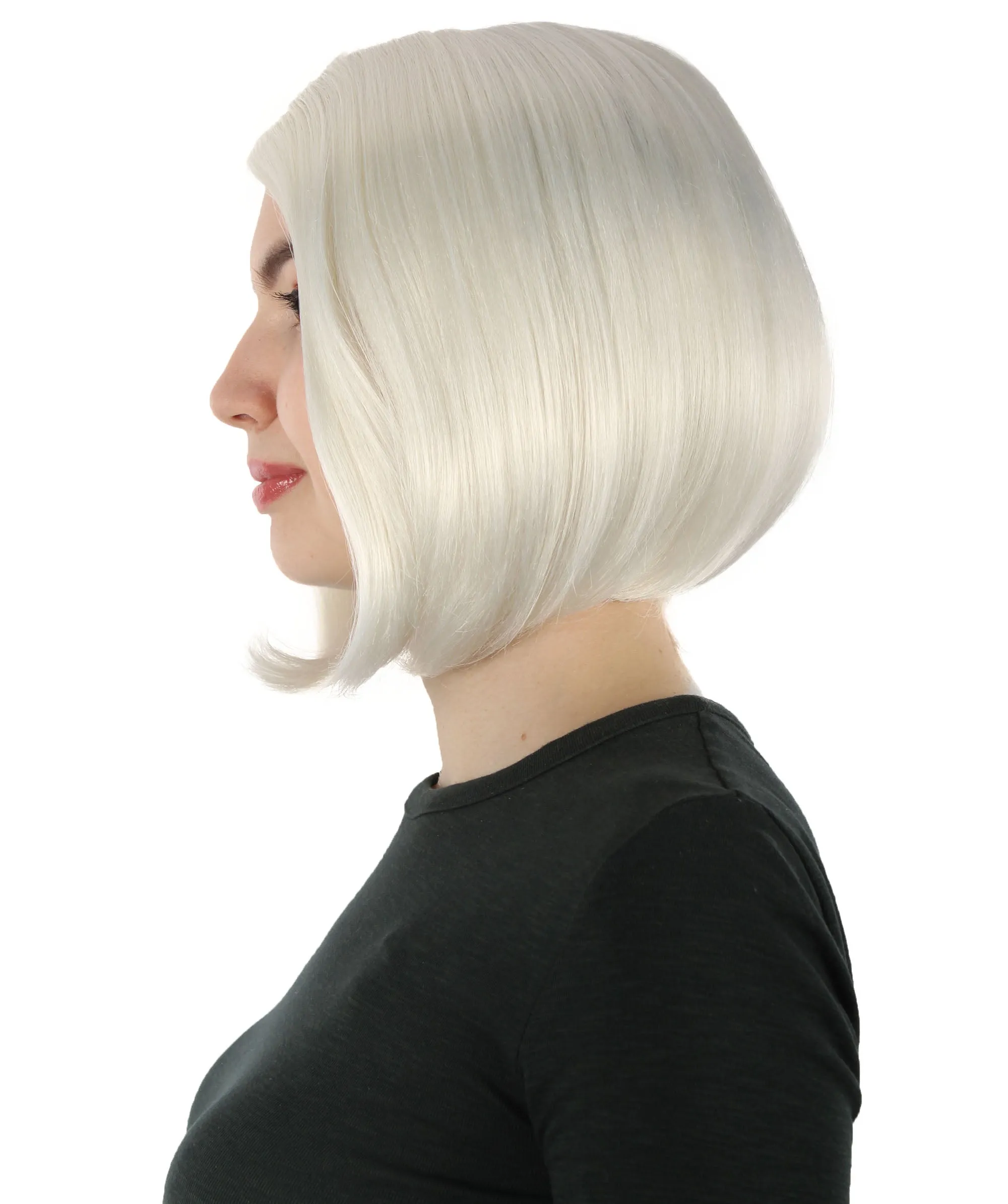 Adult Women"s Halloween Cosplay Shoulder Length Flapper Costume Wig, Multiple Color Options | HPO