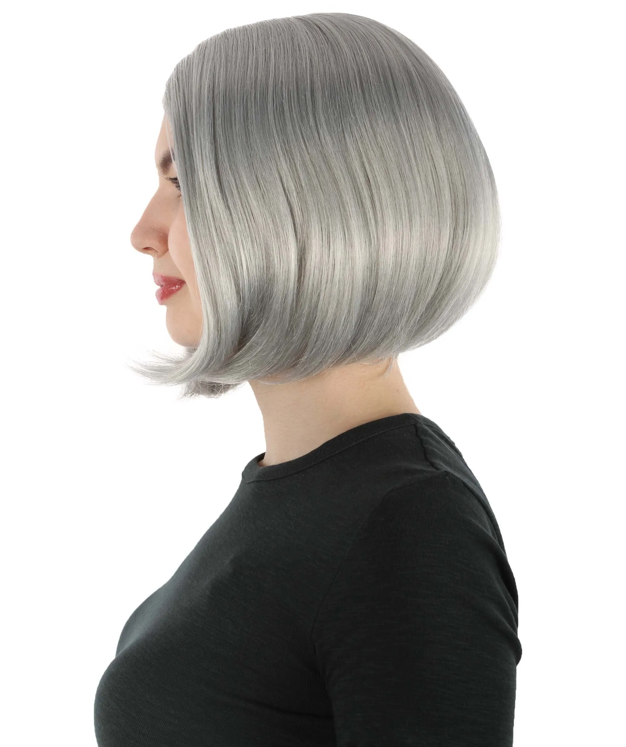 Adult Women"s Halloween Cosplay Shoulder Length Flapper Costume Wig, Multiple Color Options | HPO