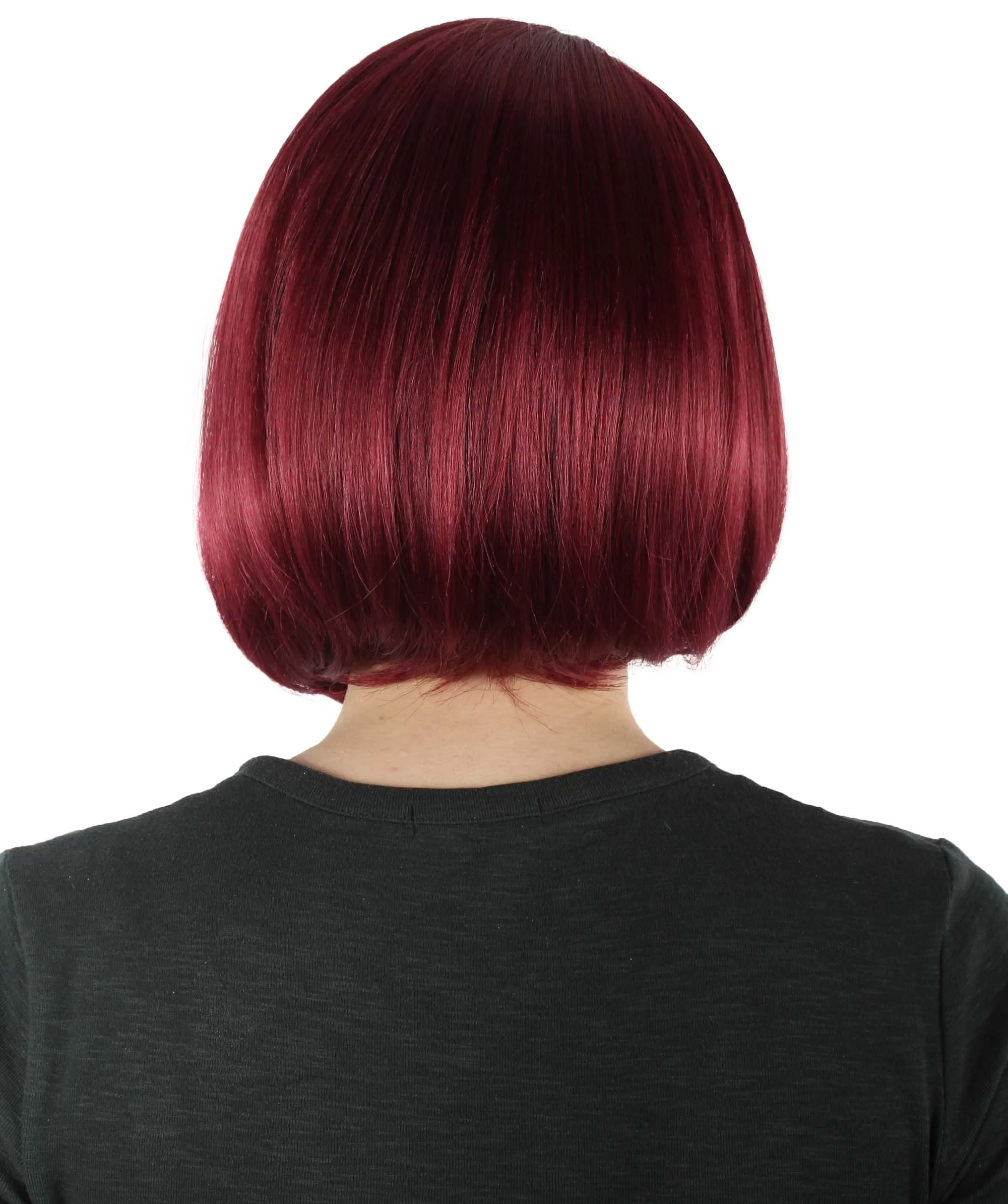 Adult Women"s Halloween Cosplay Shoulder Length Flapper Costume Wig, Multiple Color Options | HPO