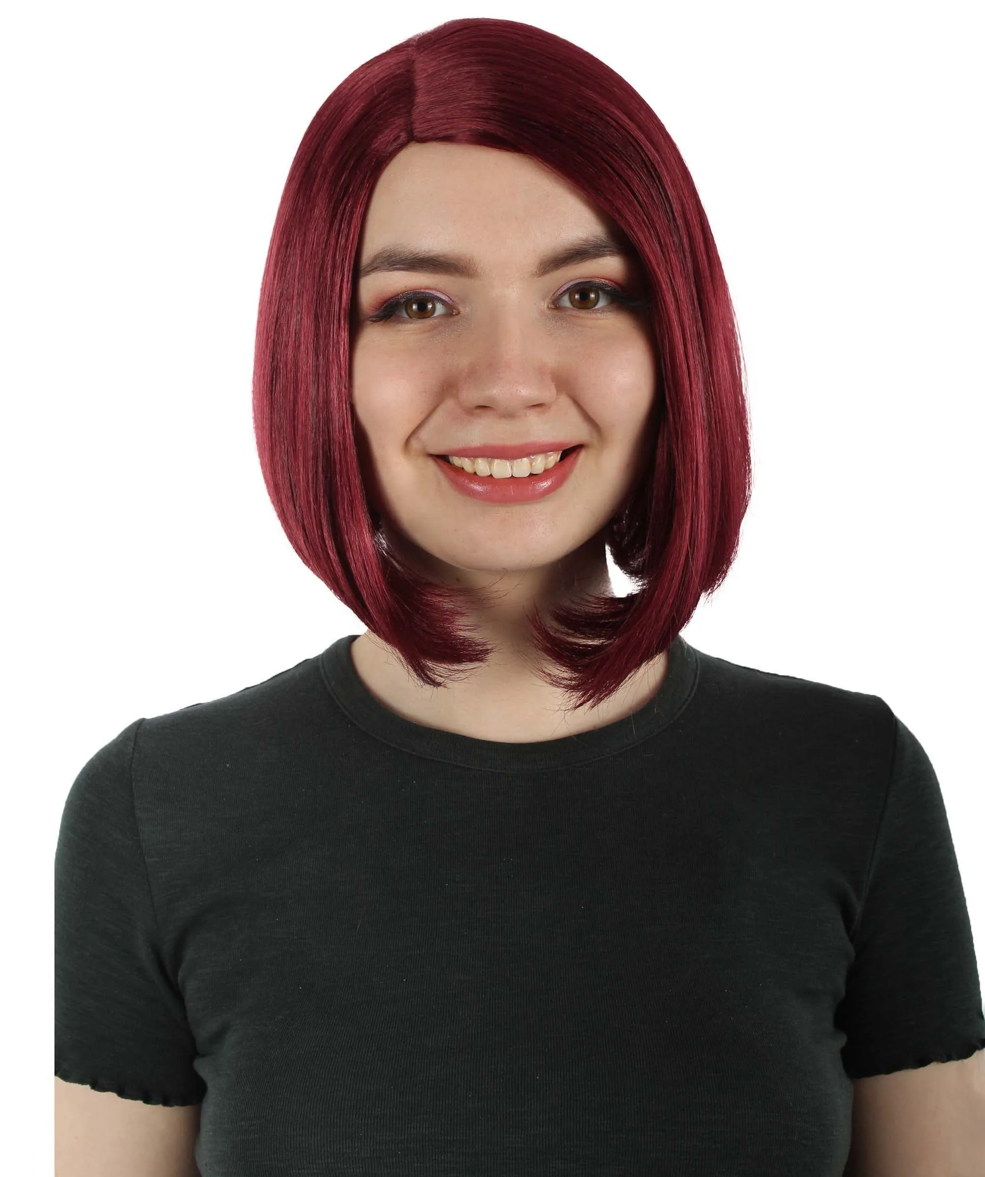 Adult Women"s Halloween Cosplay Shoulder Length Flapper Costume Wig, Multiple Color Options | HPO