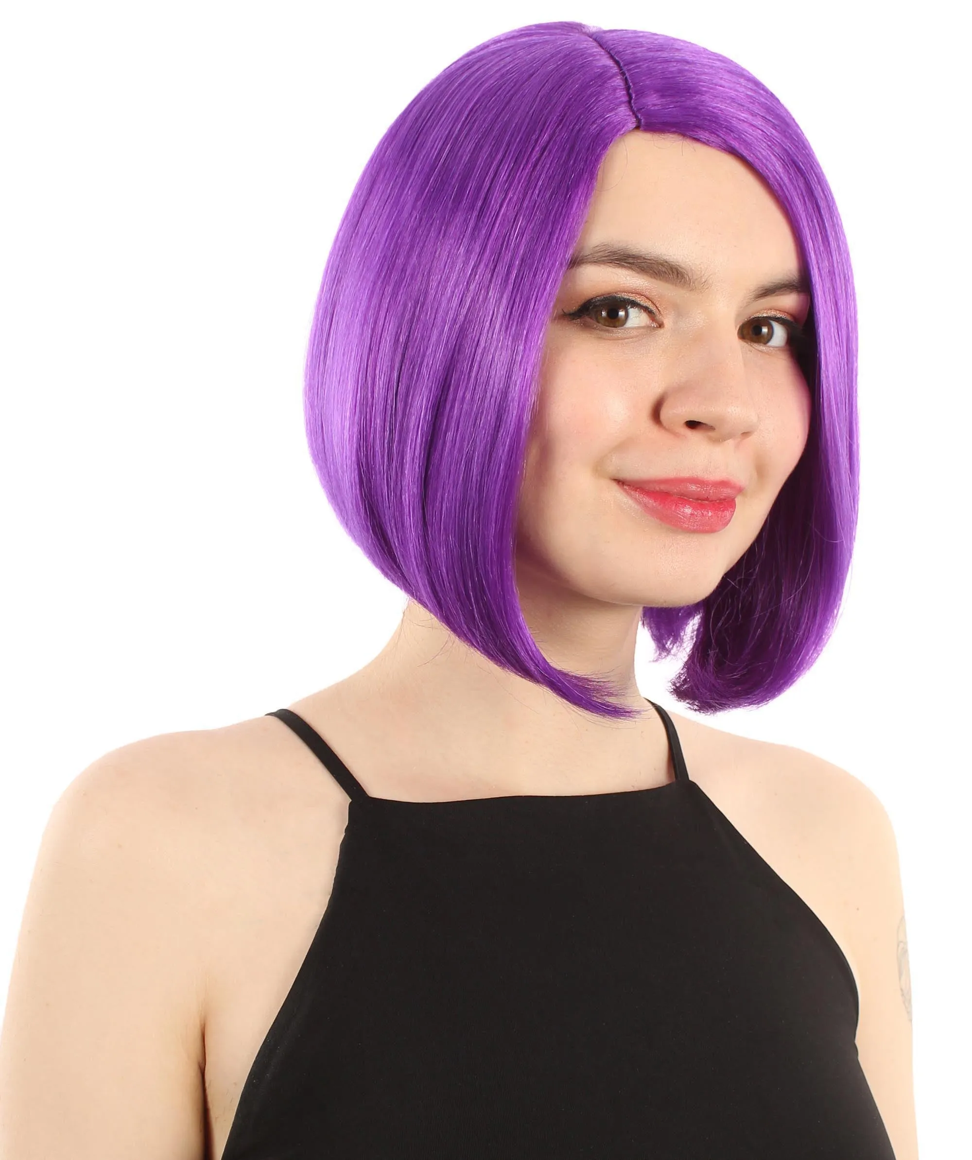 Adult Women"s Halloween Cosplay Shoulder Length Flapper Costume Wig, Multiple Color Options | HPO
