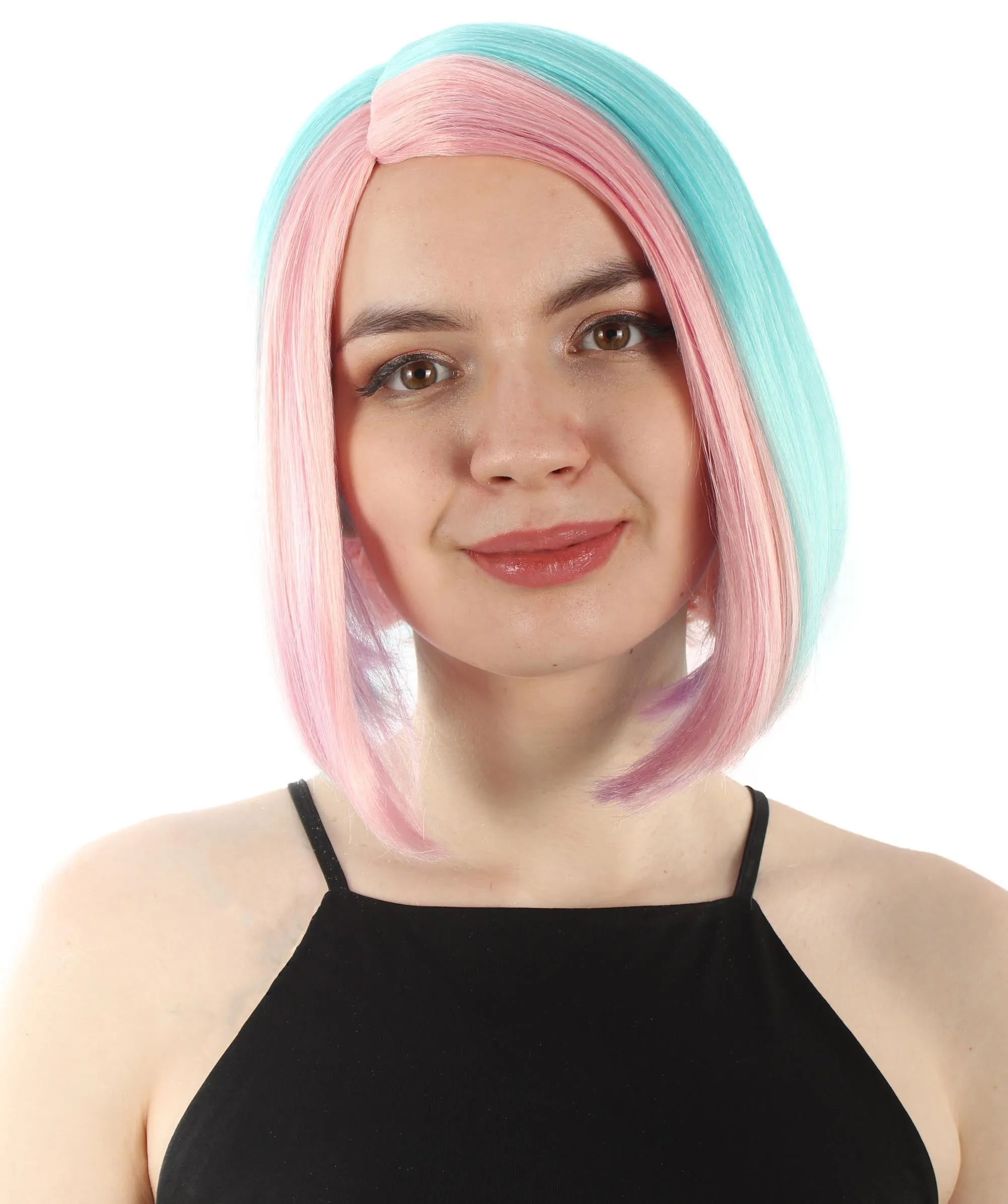 Adult Women"s Halloween Cosplay Shoulder Length Flapper Costume Wig, Multiple Color Options | HPO